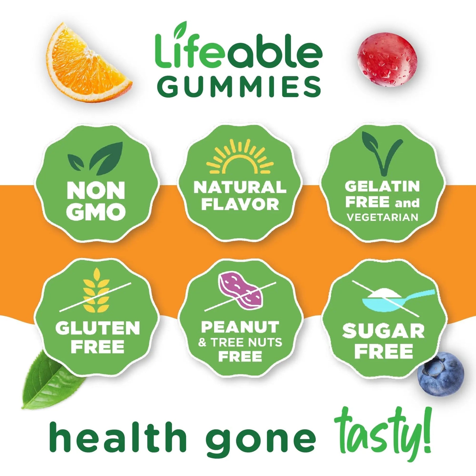 Lifeable Sugar Free Multivitamin for Men Gummies | with Iron and 18 Essential Vitamins and Minerals | Sugar Free Vitamins | 90 Gummies Lifeable uk supplements