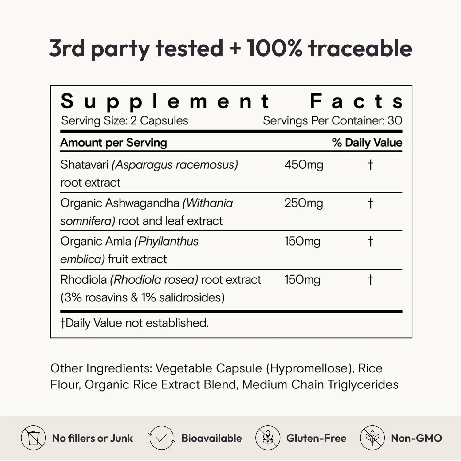 Moon Juice SuperYou Ashwagandha Supplements with Rhodiola, Shatavari & Amla - Cortisol Reducer for Energy, Mood, Focus and Stress Support, Vegan, Non-GMO & 100% Traceable, 60 Capsules, 30 Servings Moon Juice uk supplements
