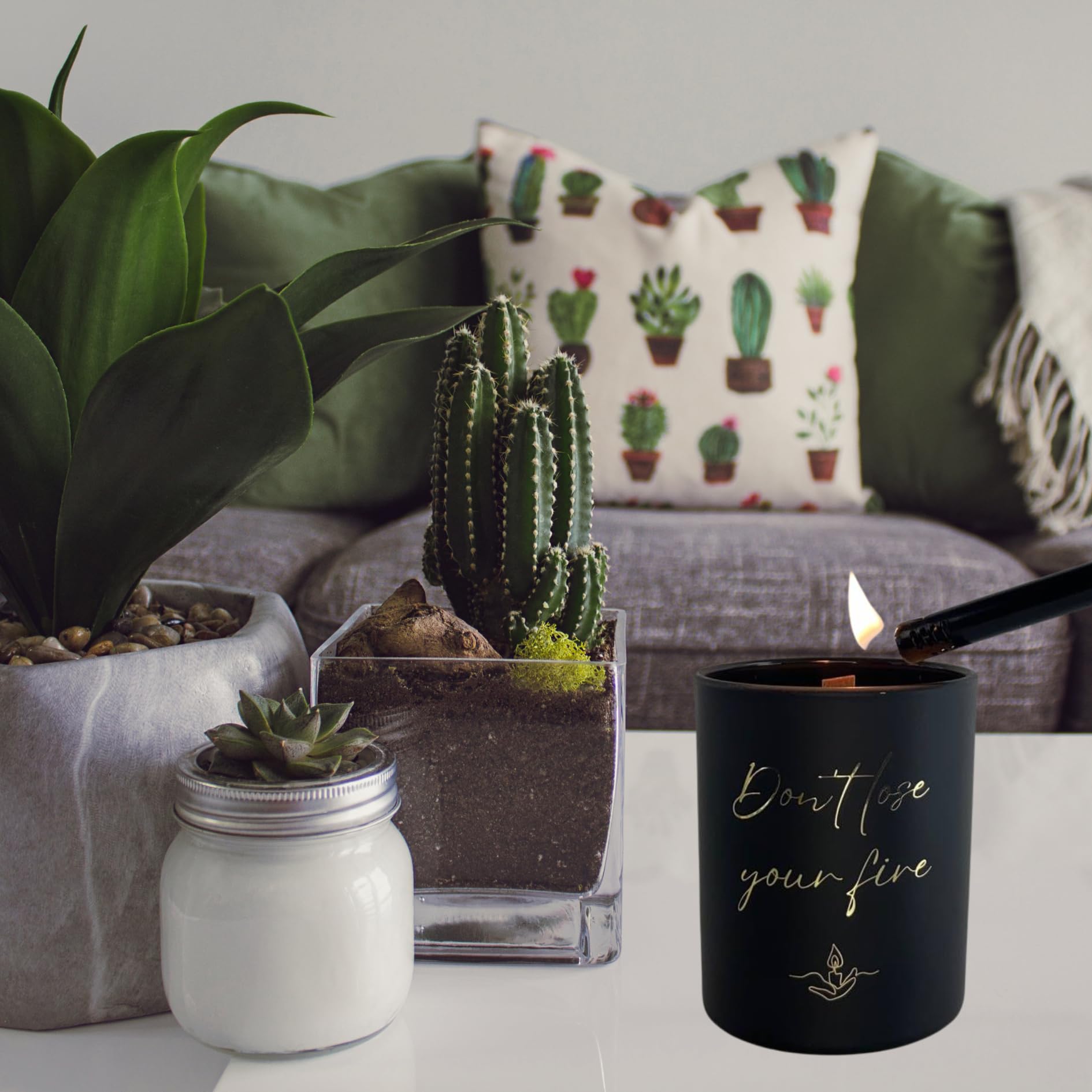 100% Natural Soy Wax Candle, Valentines Day Gifts for Women & Men, Candles for Home Lomilla uk supplements
