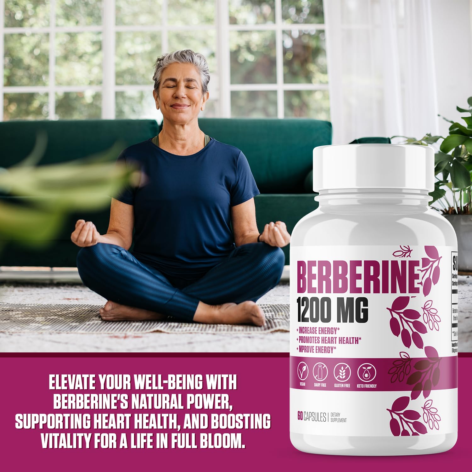 Berberine Extra Strength | #1 Rated Berberine Supplement for Heart Health, Improve Energy EPN Supplements uk supplements