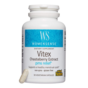 WomenSense by Natural Factors, Vitex Chasteberry Extract, Helps Sooth Symptoms of PMS and Menopause Natural Factors uk supplements