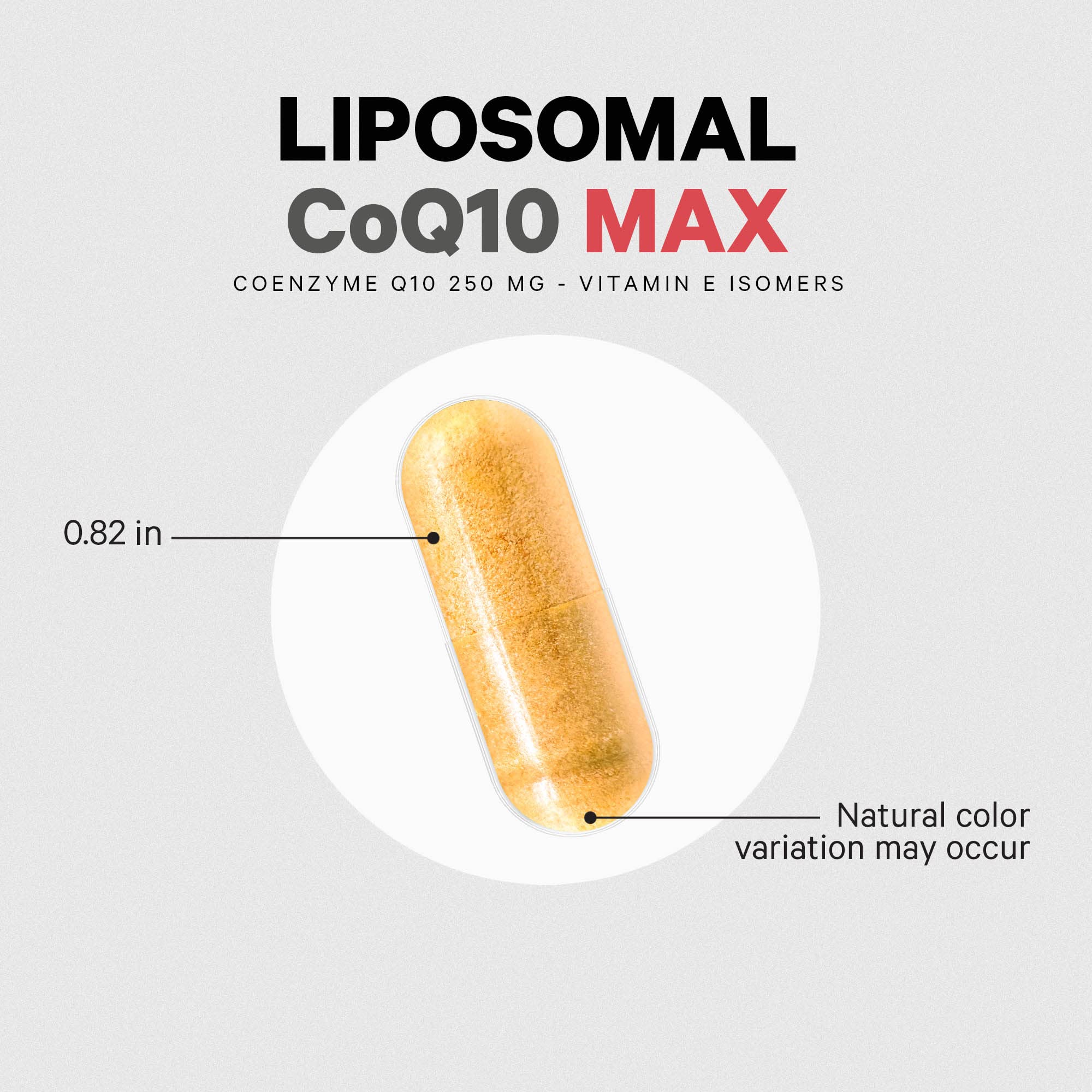 Codeage Liposomal CoQ10 Max Supplement - 250 mg Coenzyme Q10 with Vitamin E Isomers Tocopherols - 2-Month Supply - 1 Capsule Per Serving - Liposomal Delivery - Non-GMO, Gluten-Free - 60 Capsules Codeage uk supplements