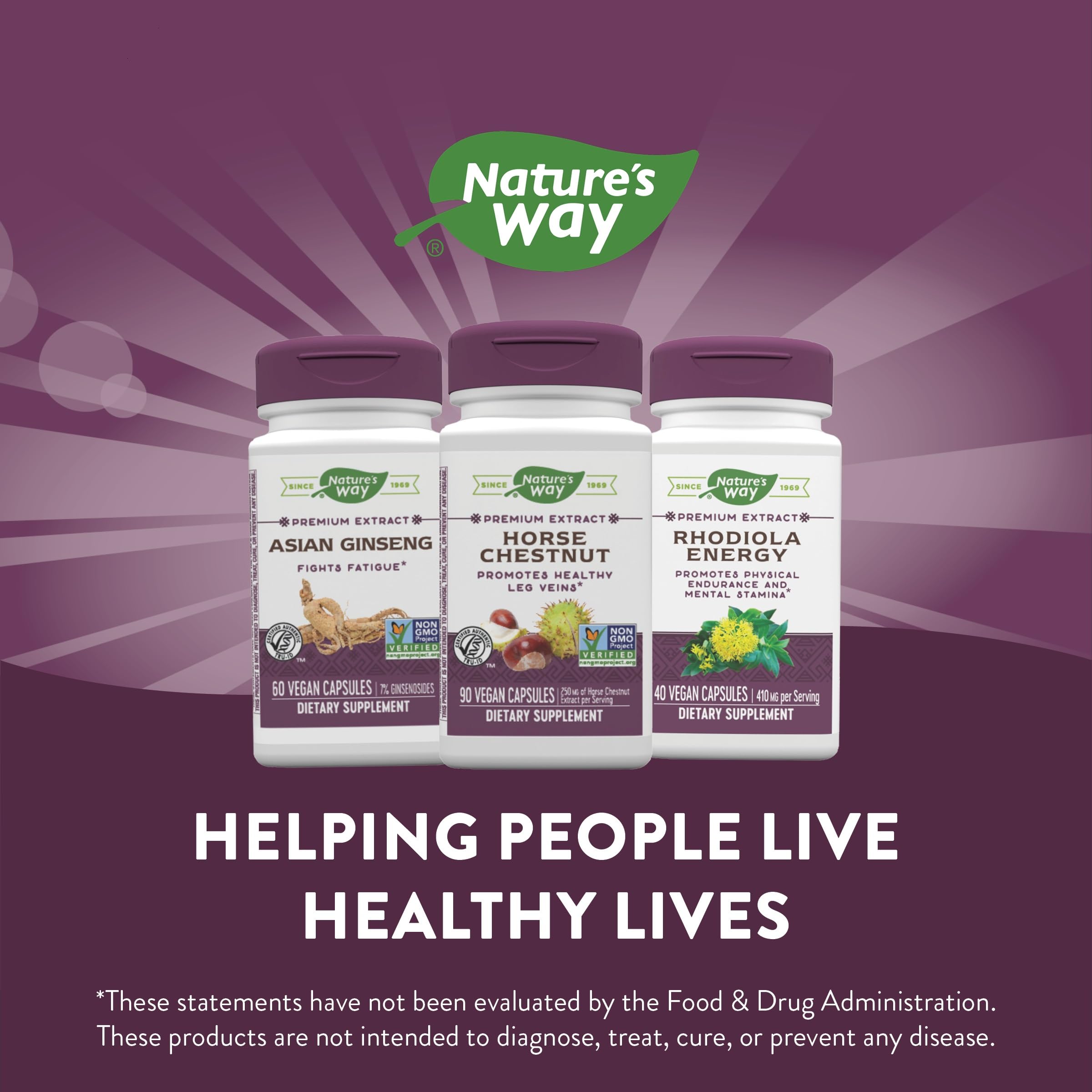 Nature's Way Standardized Horse Chestnut, Premium Extract for Healthy Veins and Blood Nature's Way uk supplements
