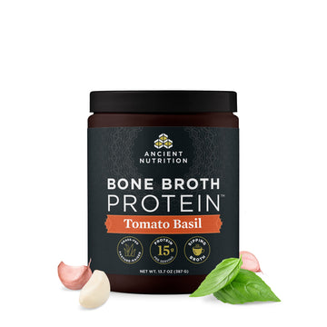 Ancient Nutrition Bone Broth Protein Powder, Tomato Basil, Grass-Fed Chicken and Beef Ancient Nutrition uk supplements