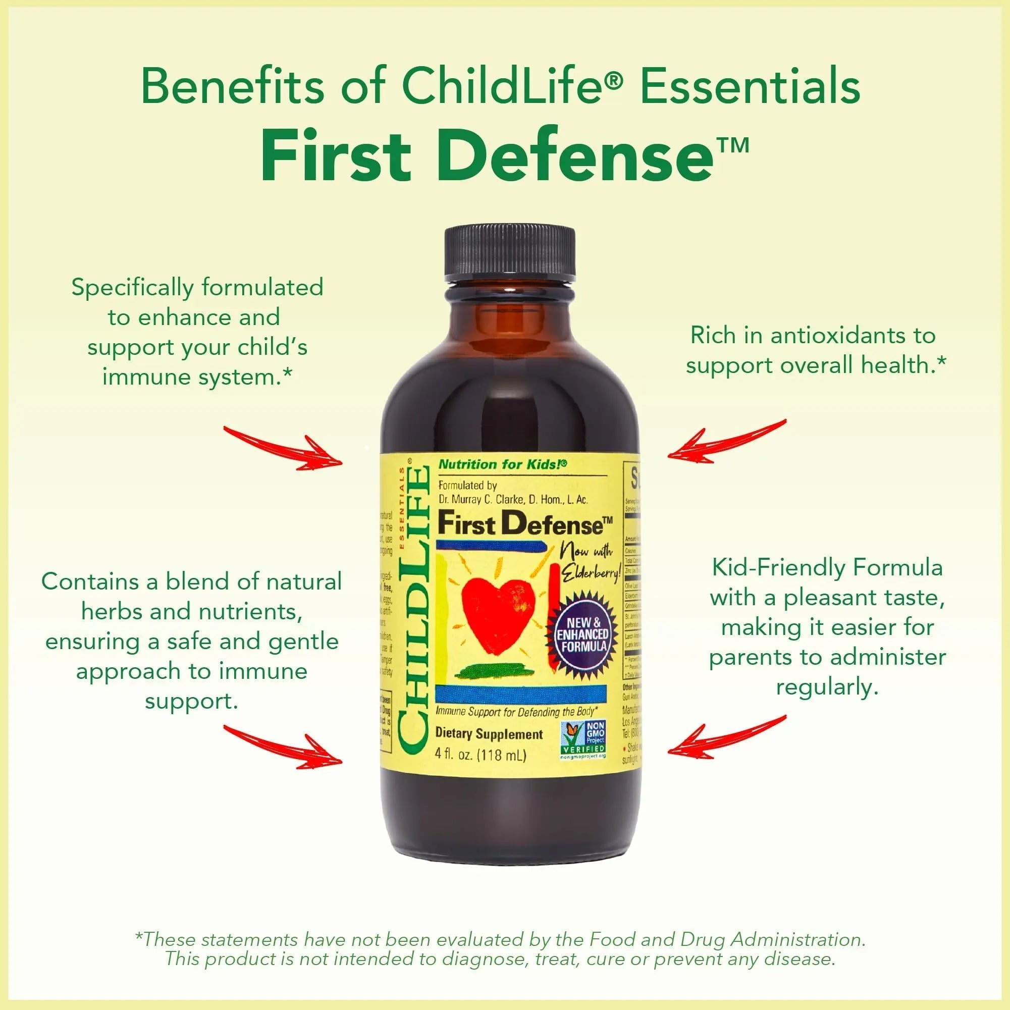 CHILDLIFE ESSENTIALS Immune Support 3-Pack - Liquid Vitamin C, First Defense, and Echinacea - Immune Boosting Supplements CHILDLIFE ESSENTIALS uk supplements