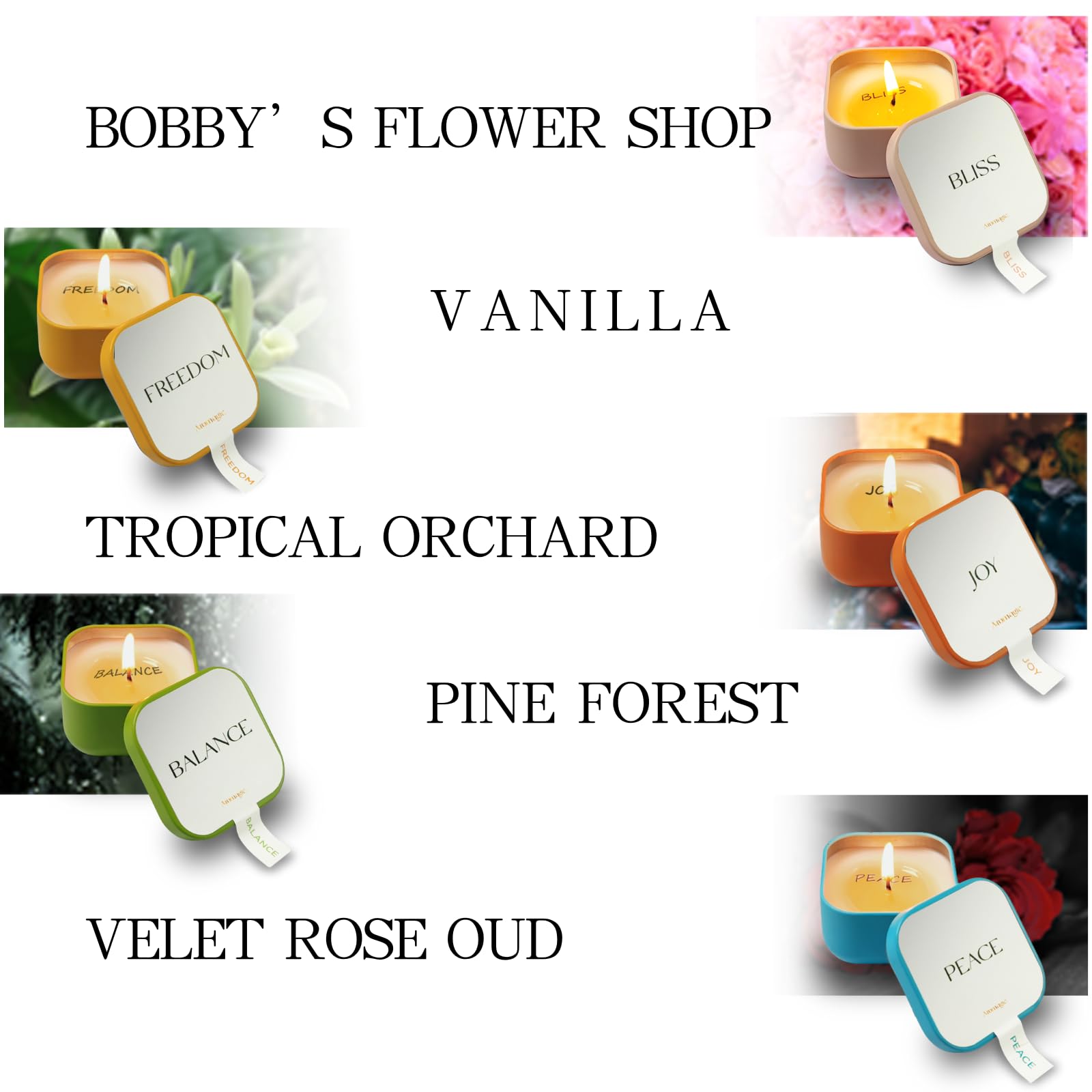 Aromagic 5 Pack Scented Candles Gift Set,Jar Candles Valentine's Day Gifts for Women aromagic uk supplements