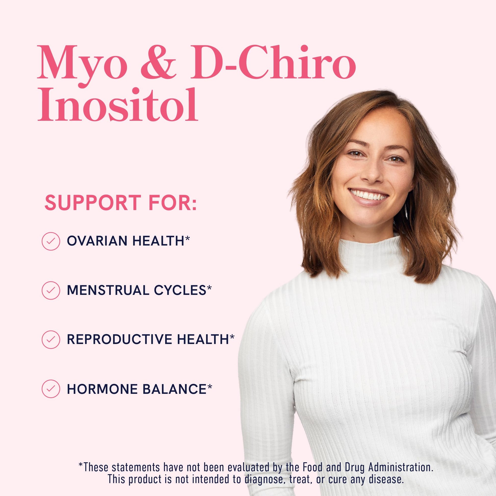 Myo-Inositol & D-Chiro Inositol for Hormone Balance for Women | Microbeadlets to Regulate Menstrual Cycle & Support Ovarian Health | 40:1 Ratio Myo & D Chiro | Non-GMO | 120 Ct (1 Month Supply) SMNutrition uk supplements