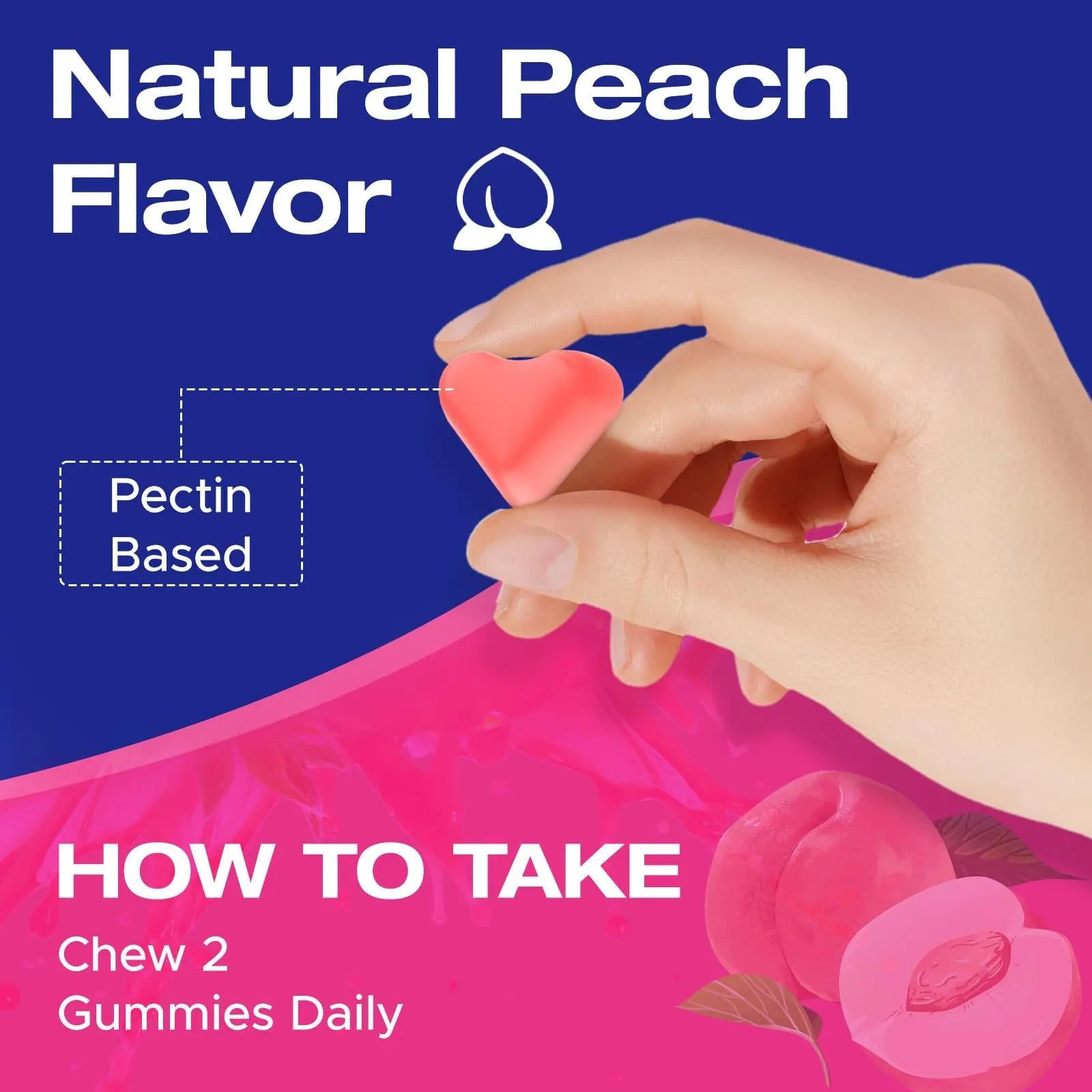 Jovariquethor Booty Gummies for Women - BBL Gummies with Multivitamins and Herbal Extracts - Peach Flavor - 60 Count Jovariquethor uk supplements