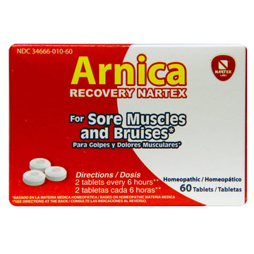 Arnica Recovery TABS NARTEX NARTEX LABS uk supplements