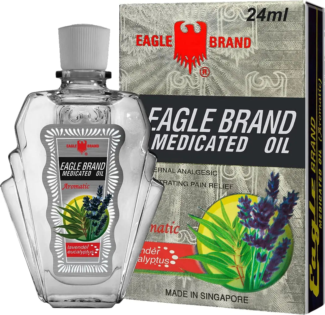 Eagle Brand Natural Aromatic Lavender Medicated Oil for Muscle Aches and Pains, Includes One Individual .8 oz. Bottle Eagle Brand uk supplements