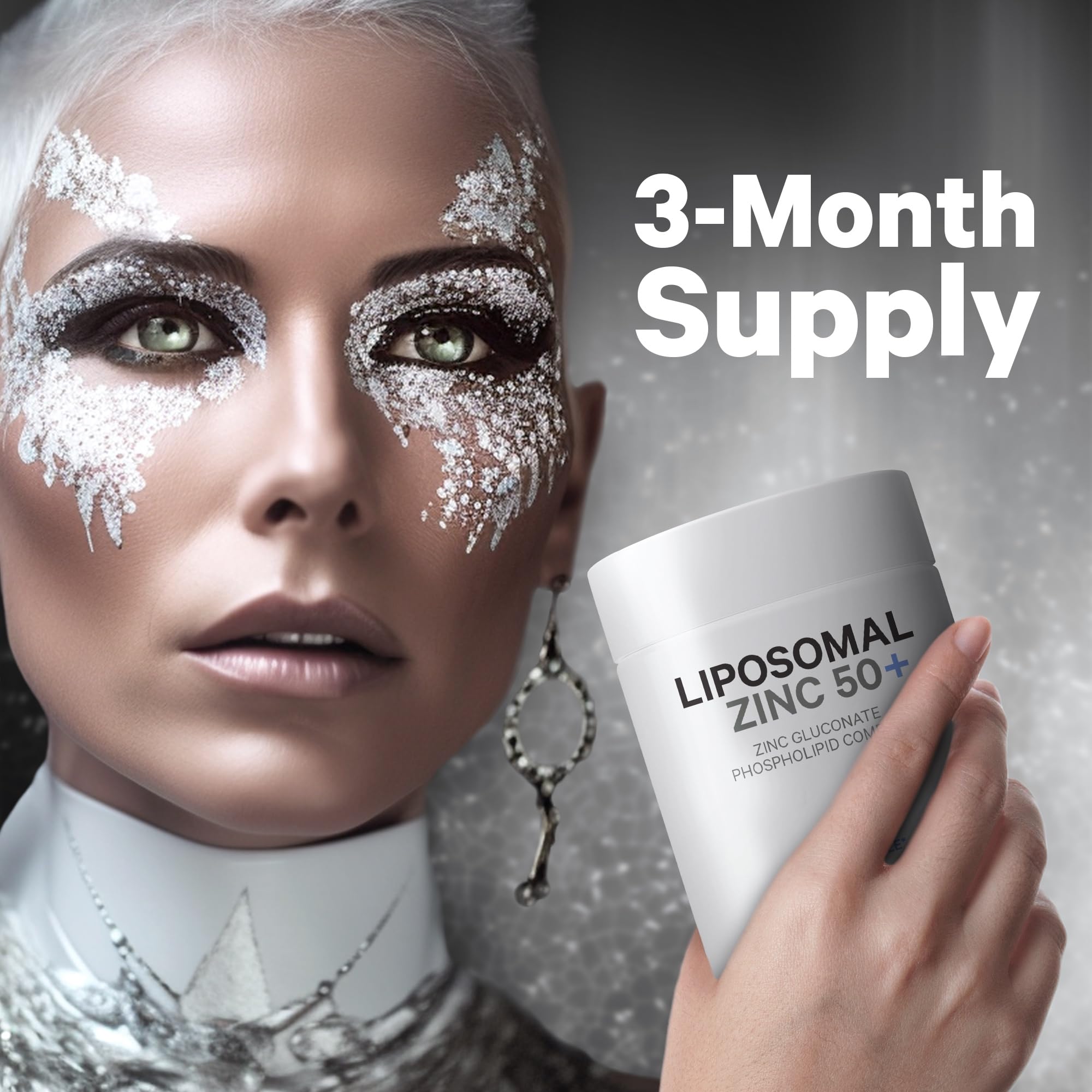 Codeage Liposomal Zinc Supplement – 3 Month Supply – One Per Day - 50 mg Zinc Gluconate Vitamin Pills - Essential Mineral Supplements Liposomal Delivery Matrix - Vegan Non-GMO - 100 Capsules Codeage uk supplements