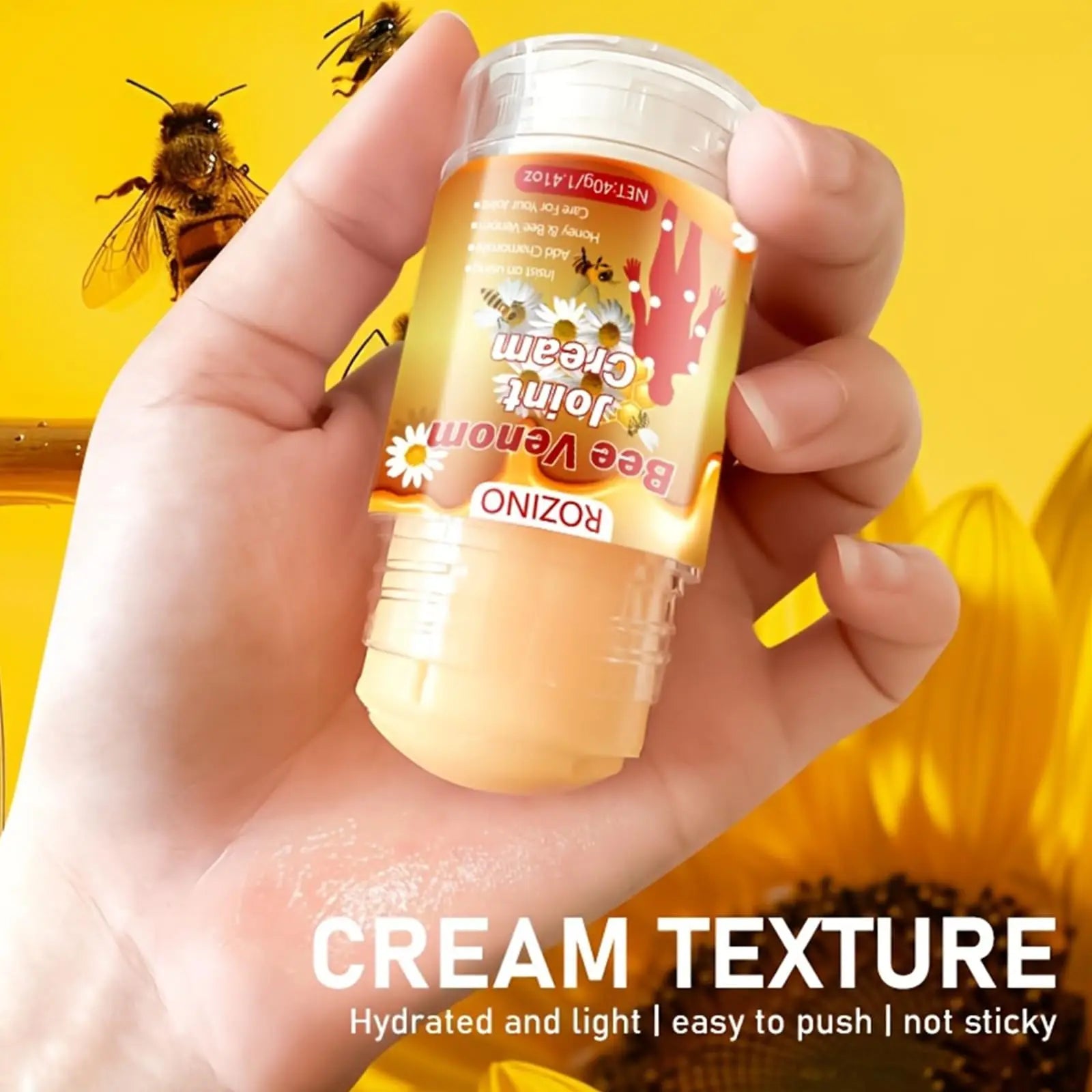 Bee Venom Joint Cream – Advanced Joint Support Cream with Honey & Chamomile, Soothing Formula for Aches & Stiffness in Knees, Hands, Back, Natural Relief Cream for Daily Joint Care (Bee venom) Generic uk supplements