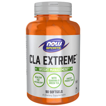 NOW Sports Nutrition, CLA Extreme™ (Conjugated Linoleic Acid) With Guarana & Green Tea NOW uk supplements