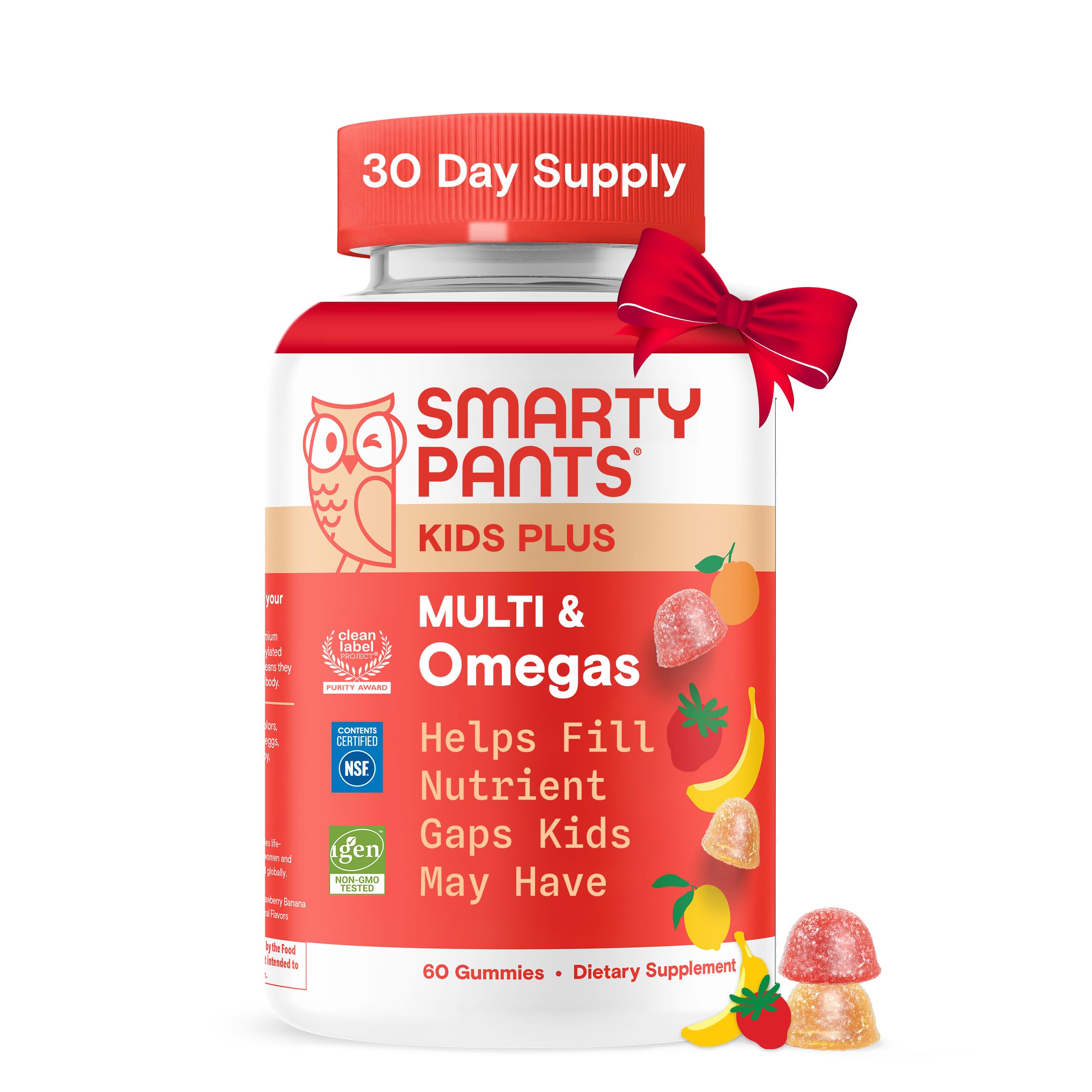 SmartyPants Kids Multivitamin Gummies - Improved Formula: Omega 3 (DHA/EPA), Vitamins D3, C, B12, B6, Vitamin A, K & Zinc SmartyPants uk supplements