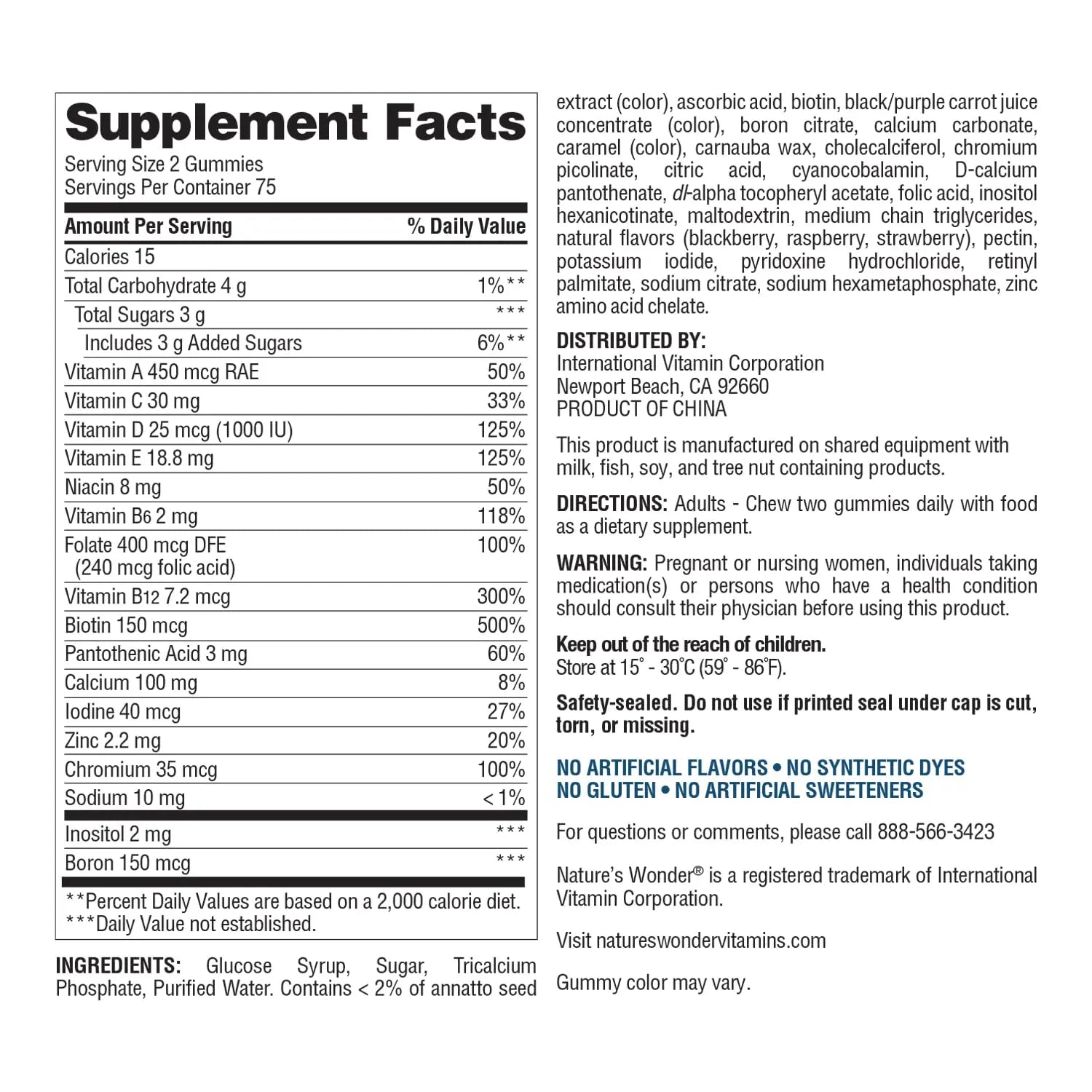 Nature's Wonder Women's Multivitamin Gummies, Supports Energy, Metabolism, Bone and Immune System Health Nature's Wonder uk supplements