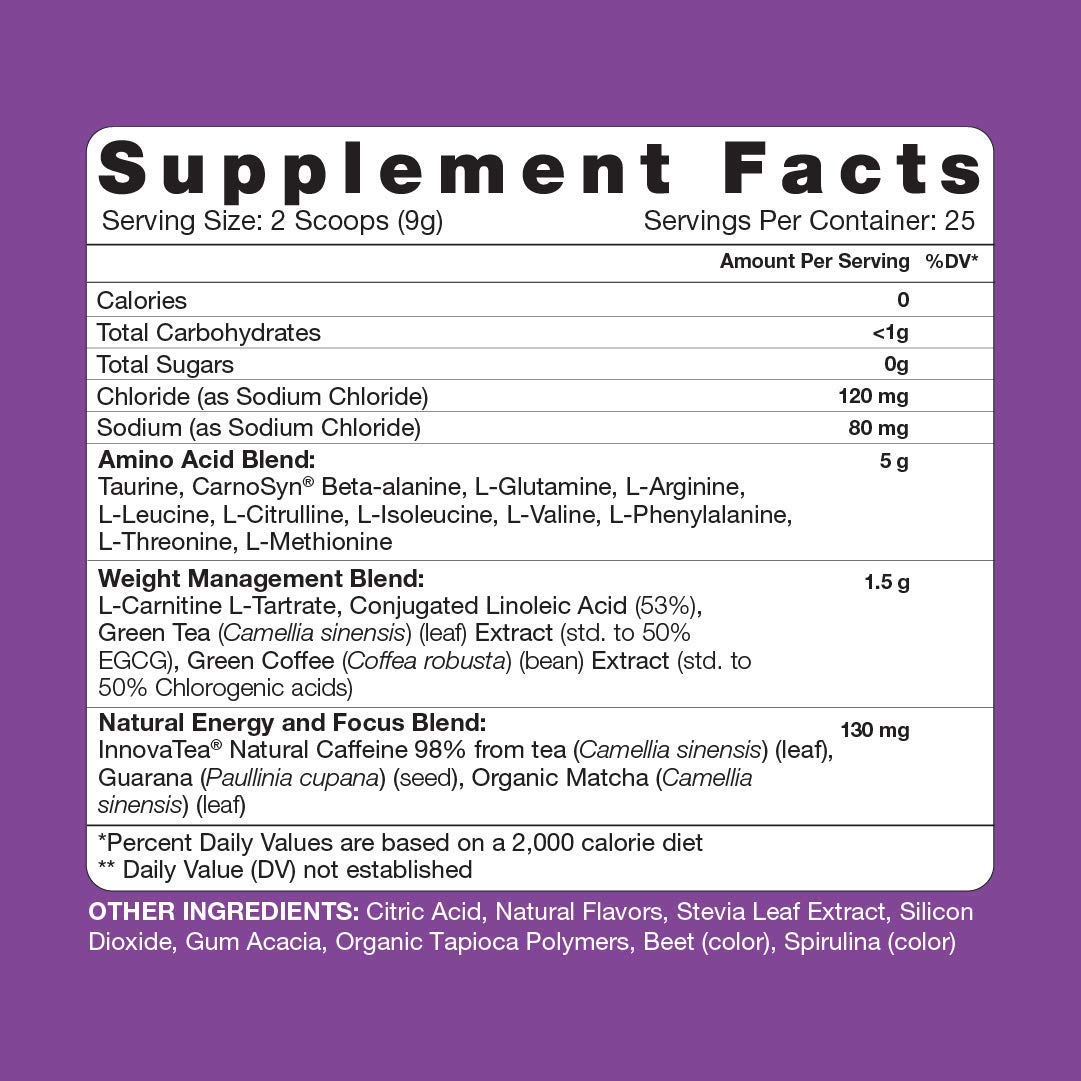 RSP NUTRITION Vegan AminoLean Pre Workout Energy (Acai 25 Servings) with AminoLean RSP NUTRITION uk supplements