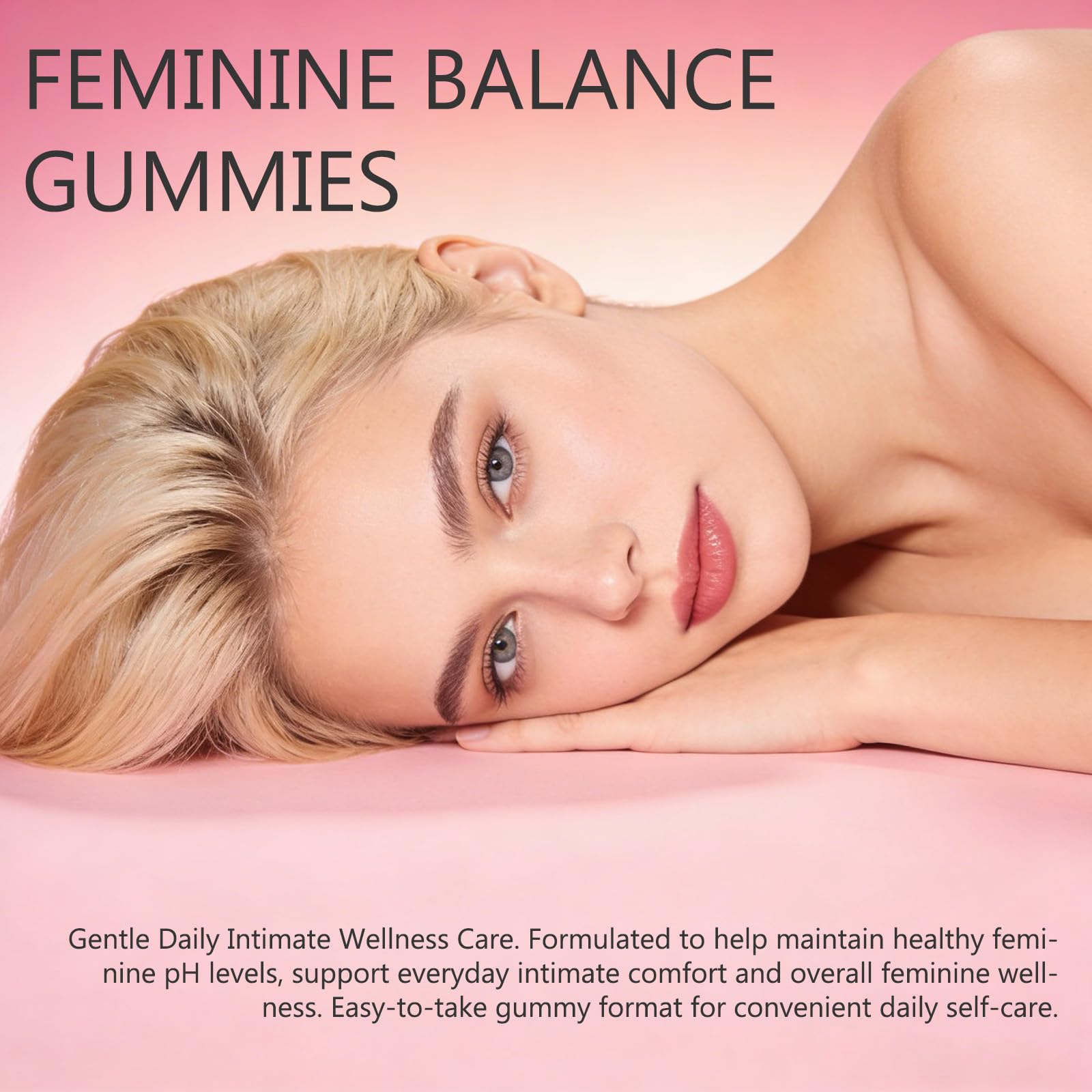 YFDSRF Feminine Balance Probiotic Gummies for Women - with Hawaiian Pineapple, pH Balance Support, Healthy Odor & Flora, Vaginal & Immune Health, Vegan Dietary Supplement - 60 Gummies (1) YFDSRF uk supplements