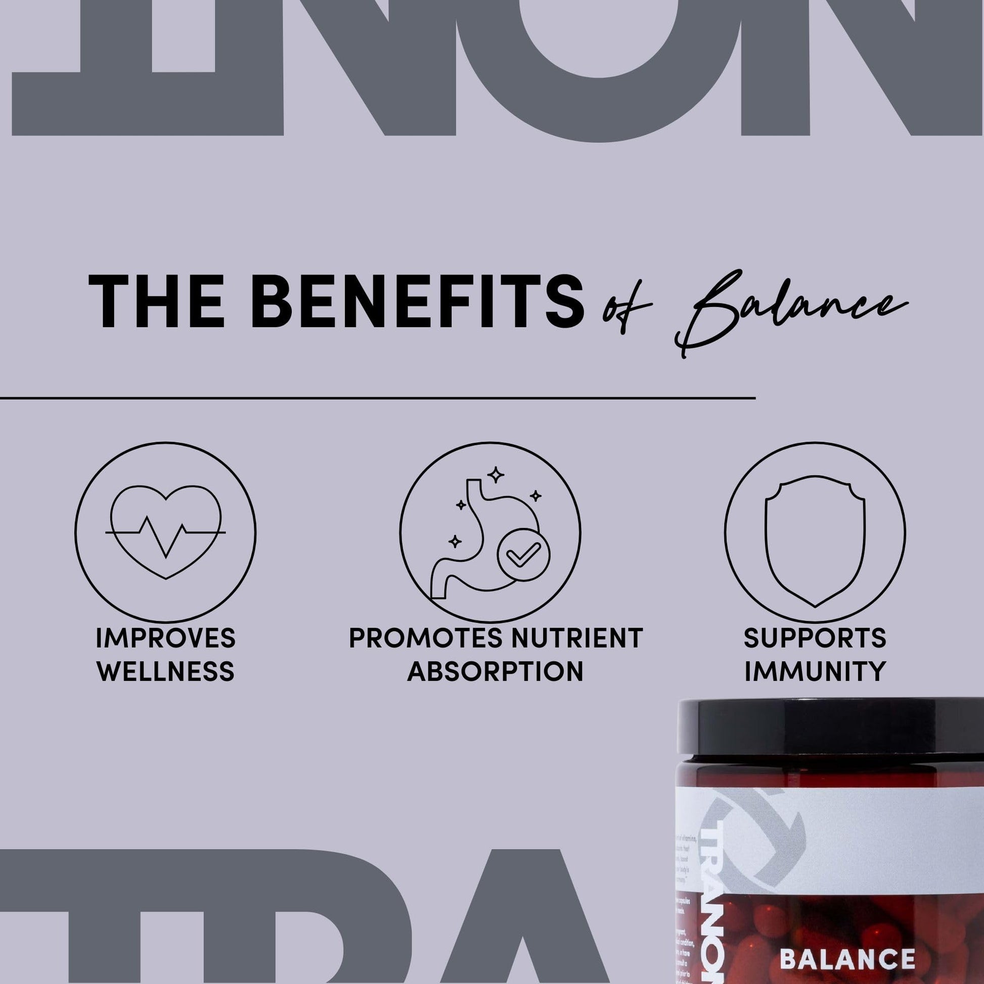 Tranont Balance | 90 Count | Multi-Mineral & Vitamin Capsules for Adults | Vitamin C, A, and E Magnesium, Zinc, Calcium, and Iodine | Boosts Immunity, Energy, and Digestion | Gluten Free, Vegetarian Tranont uk supplements
