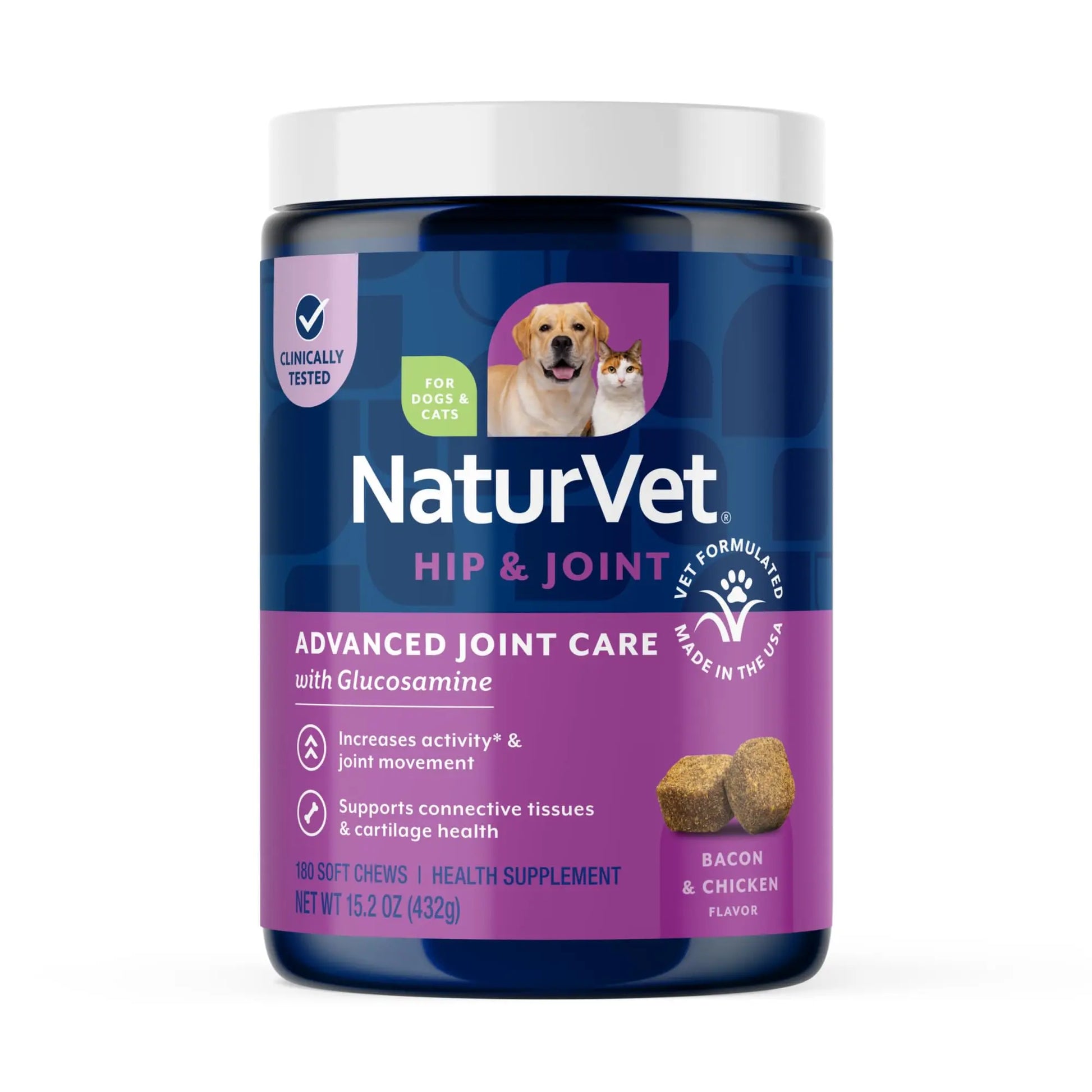 NaturVet ArthriSoothe-Gold Level 3 Advanced Joint Care for Dogs – Soft Chew Dog Supplement with Glucosamine, MSM, Chondroitin & Hyaluronic Acid – Wheat-Free Pet Supplements – 180 Ct. NaturVet uk supplements