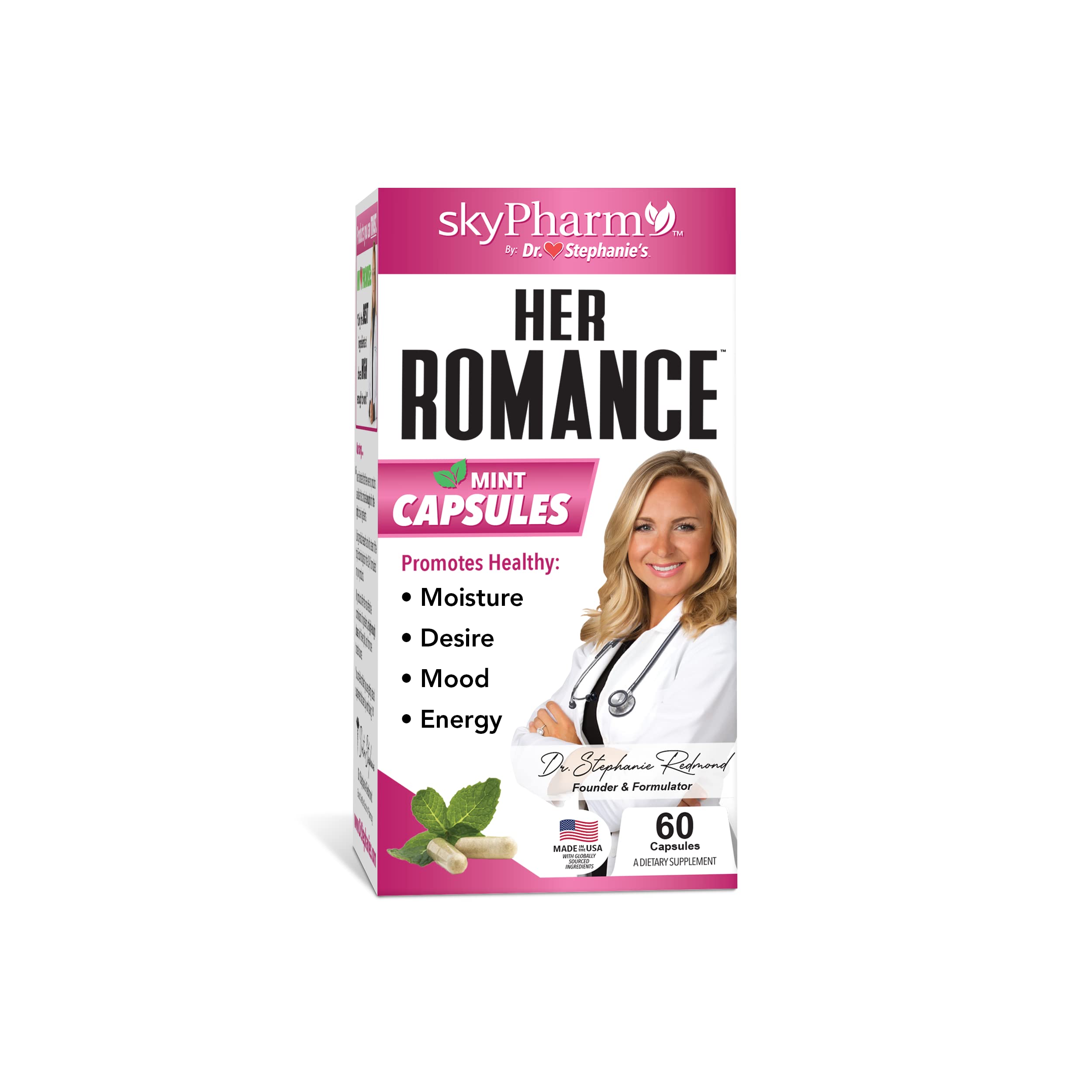 Pharmaganics Dr. Stephanie's Her Romance - Natural Hormone Balance Support for Women Pharmaganics uk supplements