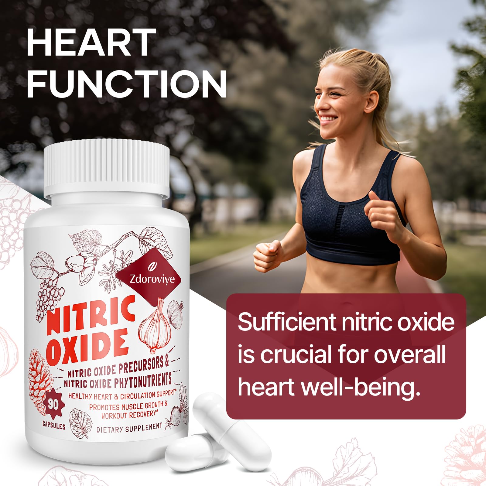 Zdoroviye Nitric Oxide Supplement for Men Women, Nitric Oxide Precursor & Nitric Oxide Zdoroviye uk supplements