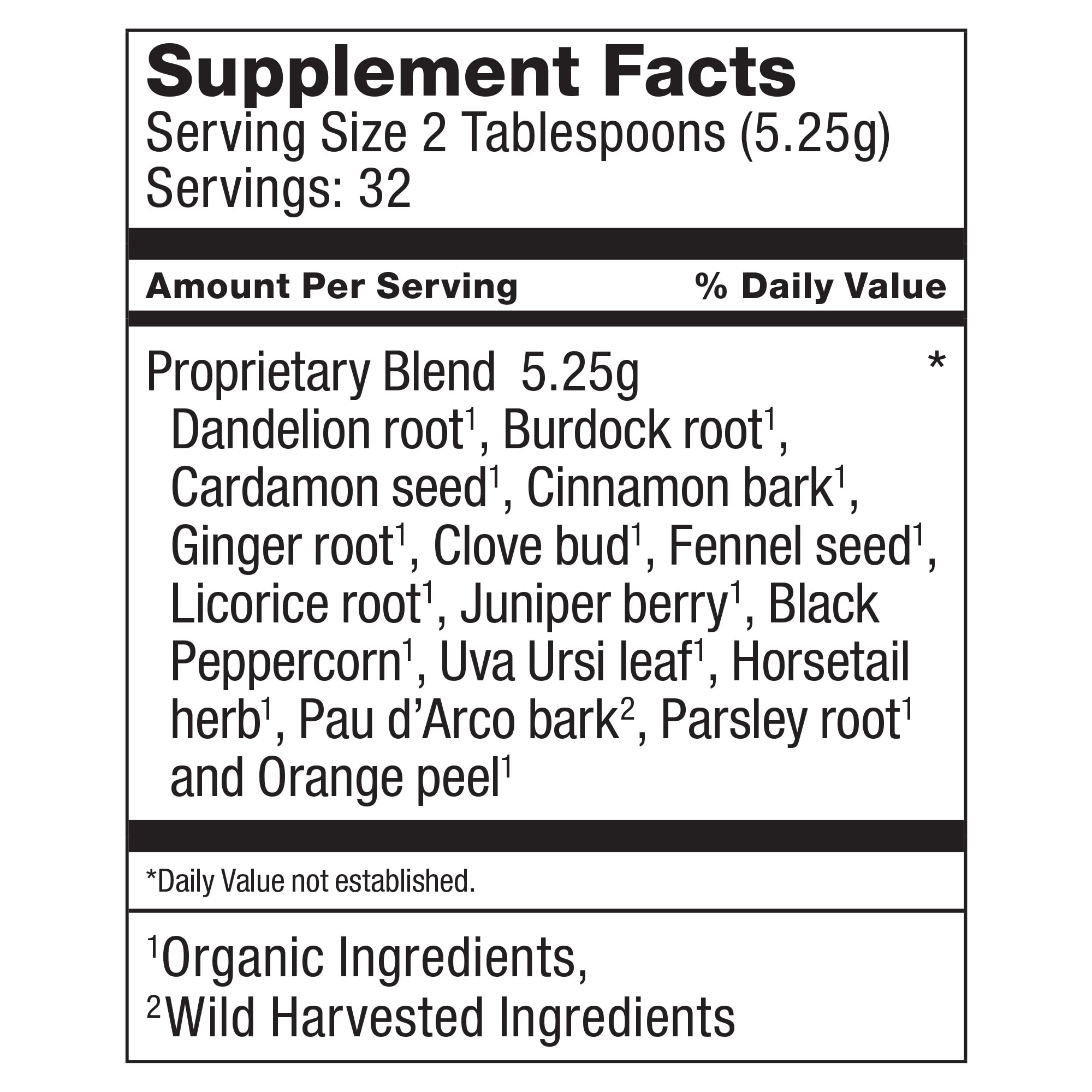 Dr. Schulze’s | Detox Tea | All Purpose Herbal Tonic | Powerful Digestive Stimulant | Dietary Supplement | Ultimate Liver Cleanse | Helps Eliminate Gas & Indigestion | Release Toxins | 6 Oz. Pack Dr. Schulze's uk supplements
