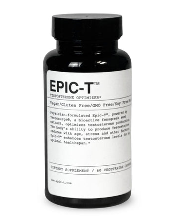 EPIC-T Testosterone Support Supplement for Men | Plant-Based Formula with Testosurge, B-Complex, B12, Zinc & Boron | Vegan, Non-GMO Daily Support EPIC uk supplements
