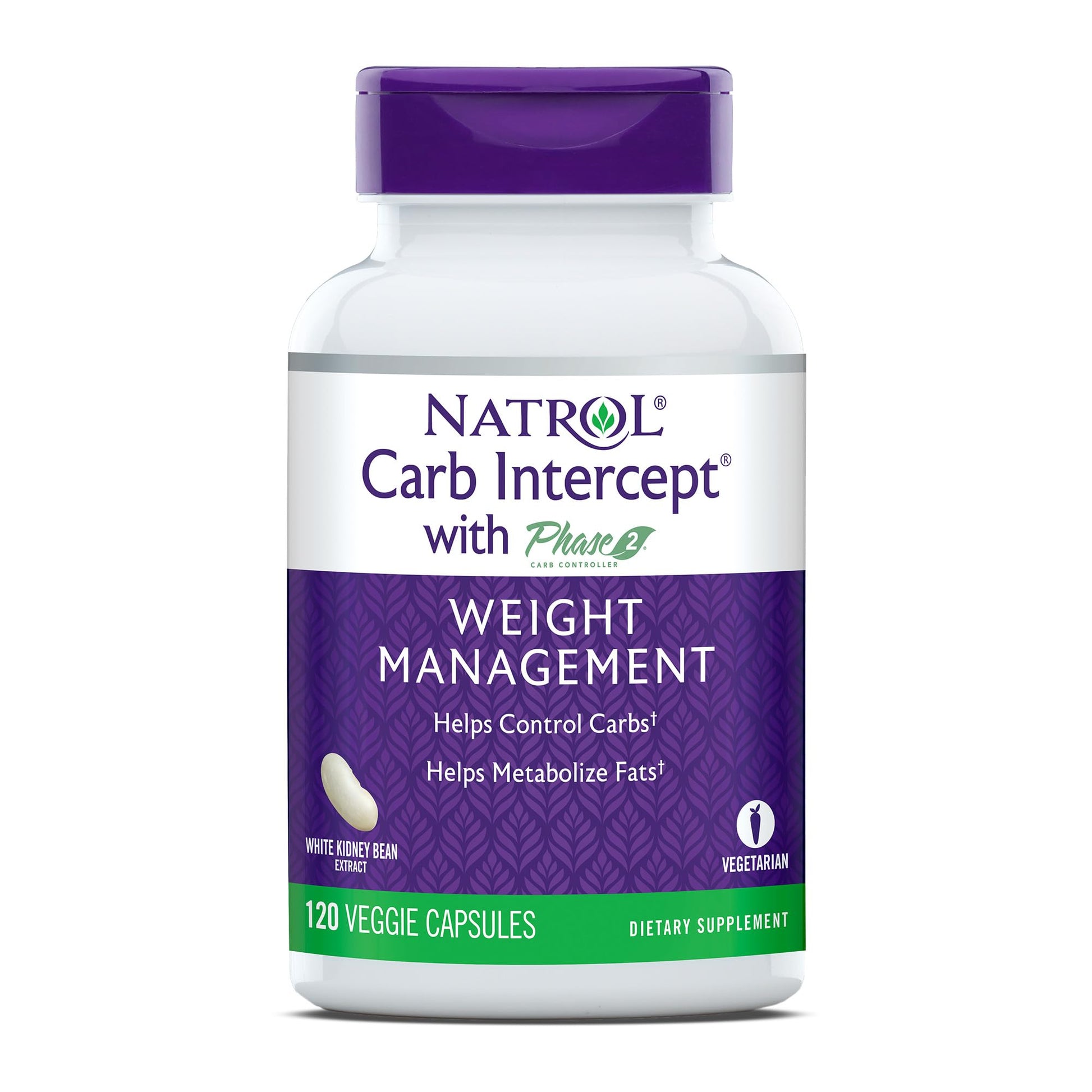 Natrol Carb Intercept Capsules with White Kidney Bean Extract - Controls Carbs, Metabolize Natrol uk supplements