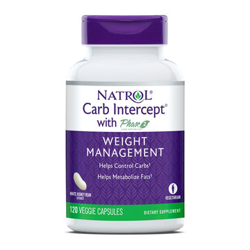 Natrol Carb Intercept Capsules with White Kidney Bean Extract - Controls Carbs, Metabolize Natrol uk supplements