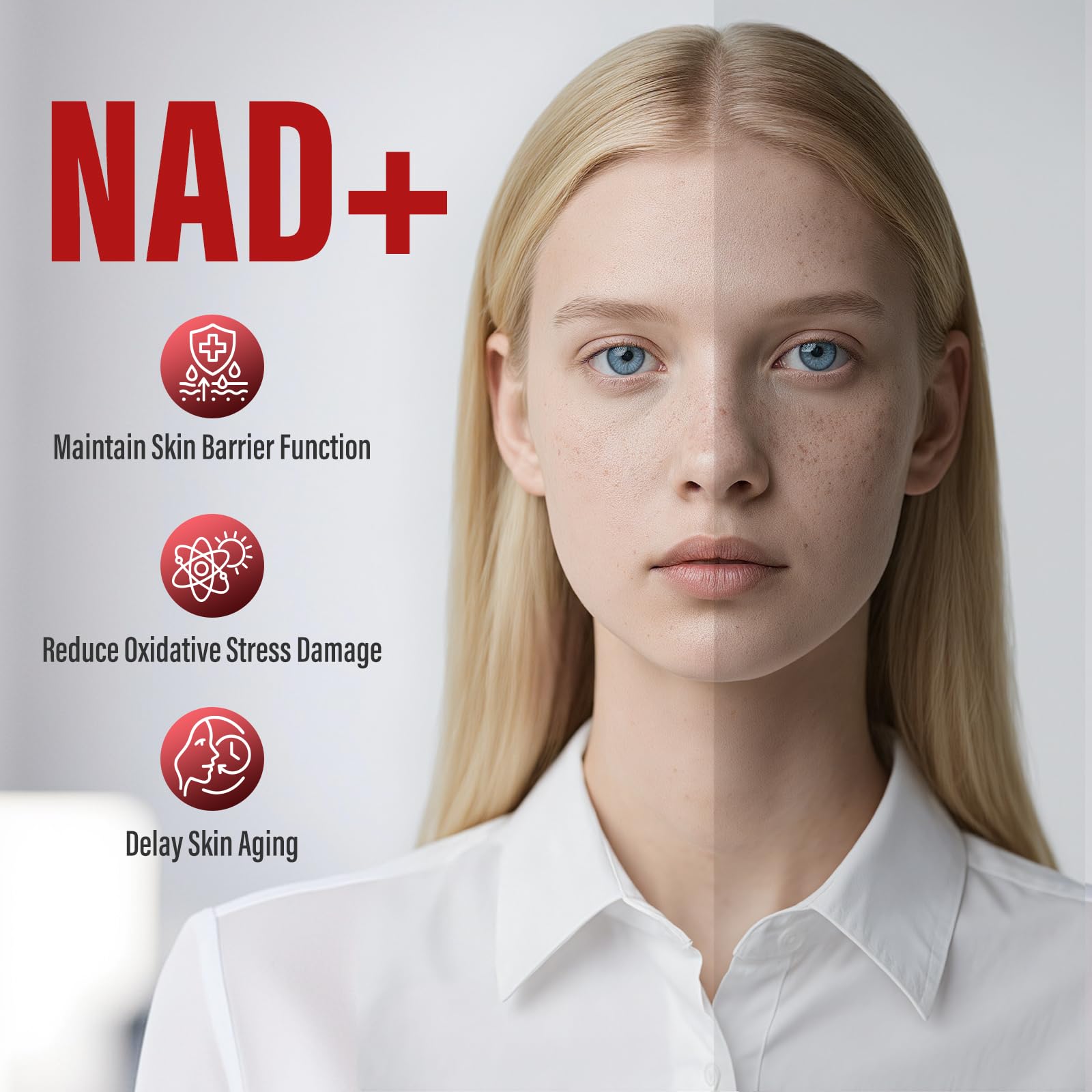 NAD+ Supplement 1000mg Liquid - High Absorption NAD+ with Trans Resveratrol 2000mg, Collagen & Hyaluronic Acid, Anti-Aging Energy Support for Women, Cellular Health & Longevity Boost Sizyok uk supplements