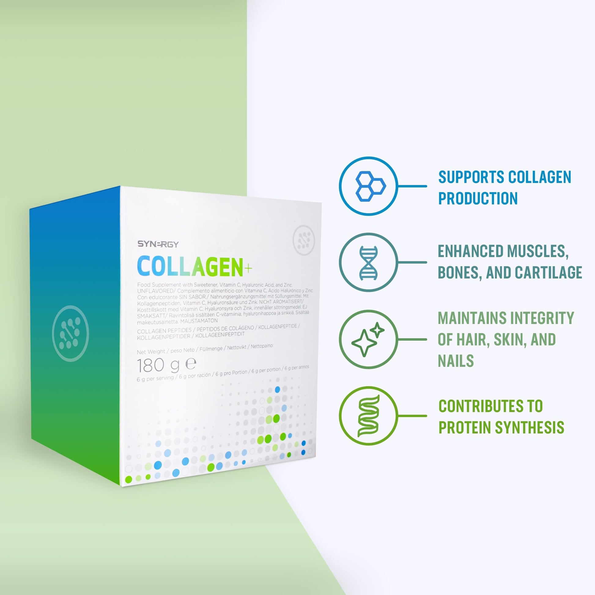 Synergy Worldwide Collagen+ 30 doses | 5810mg Collagen with Vitamin C, Hyaluronic Acid and Zinc Synergy Worldwide uk supplements