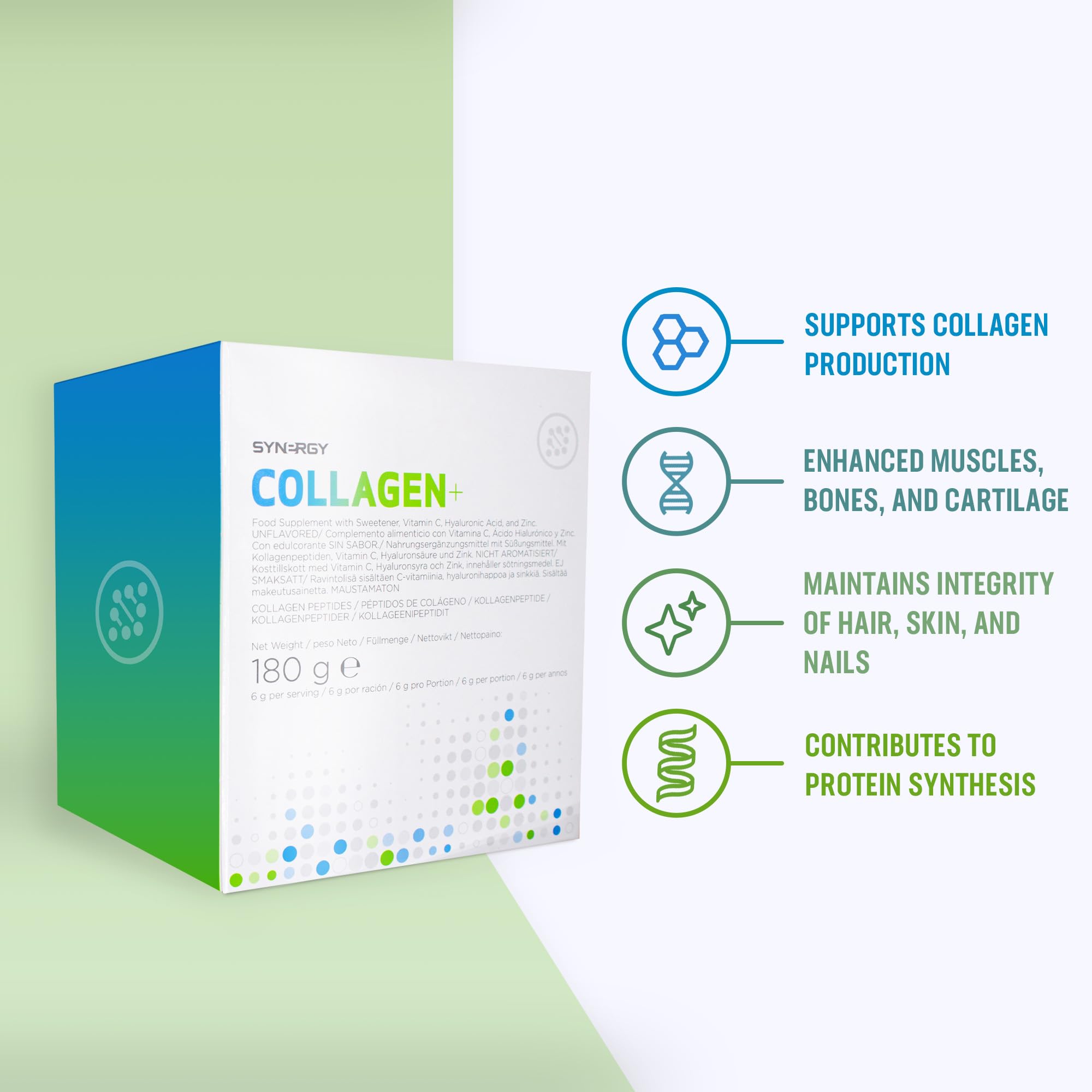Synergy Worldwide Collagen+ 30 doses | 5810mg Collagen with Vitamin C, Hyaluronic Acid and Zinc Synergy Worldwide uk supplements