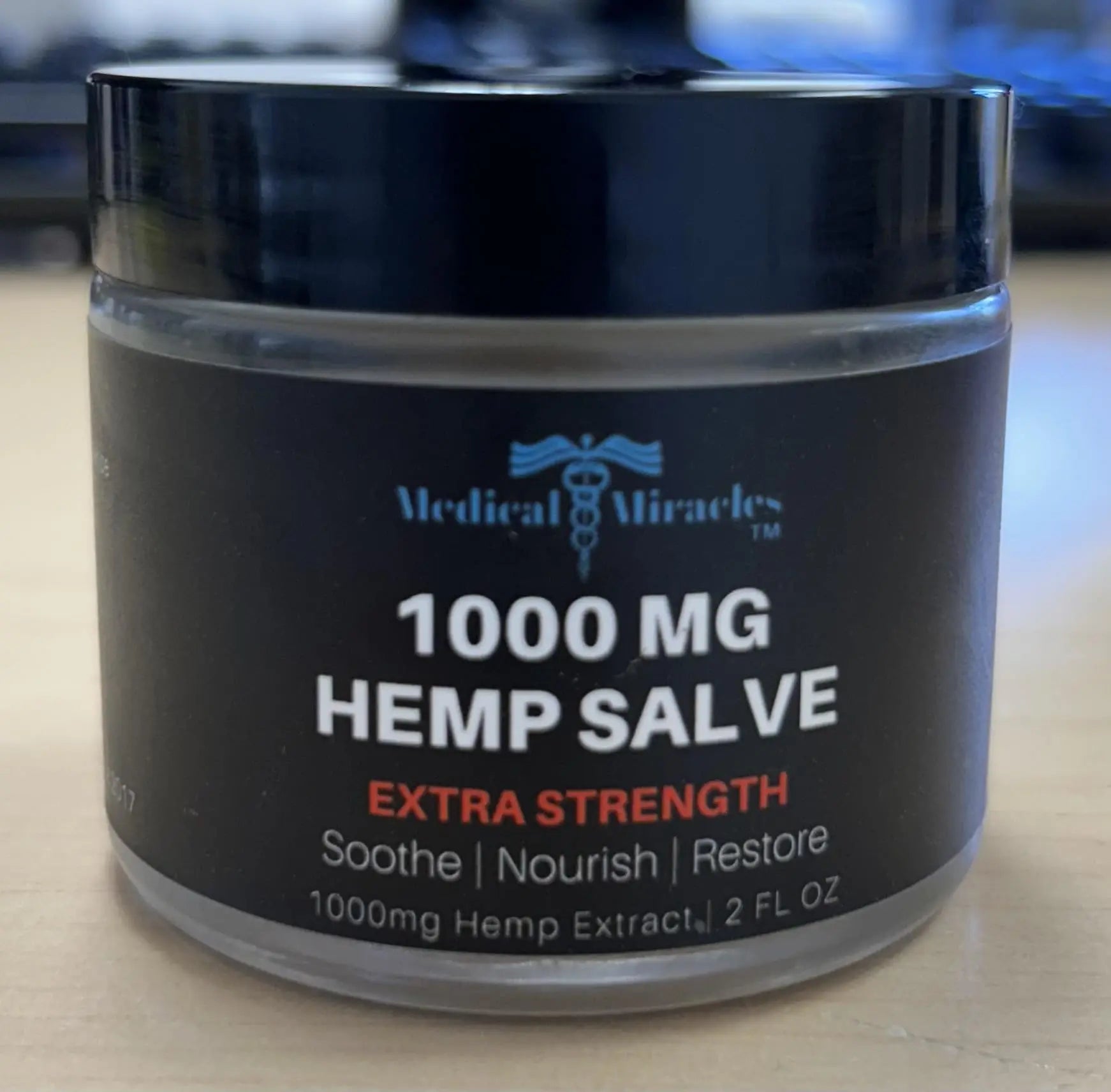 Medical Miracles| Hemp 1000 Mg Salve | Ideal for Hips, Joints, Neck, Back, Elbows, Fingers, Hands, Knees| Pack of 2 Medical Miracles uk supplements