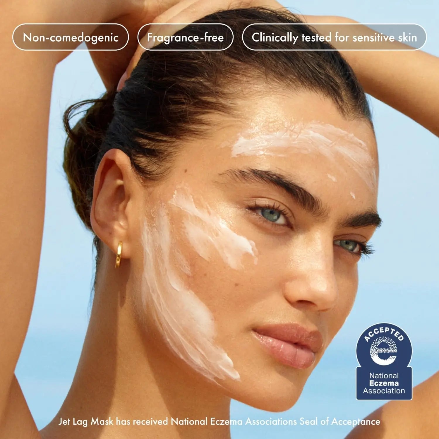 Summer Fridays Jet Lag Mask - Hydrating Face Moisturizer + Mask - Enriched with Hyaluronic Acid, Niacinamide, Glycerin + Antioxidants Helps Nourish Skin for a Renewed + Radiant Complexion (2.25 Oz) Summer Fridays uk supplements