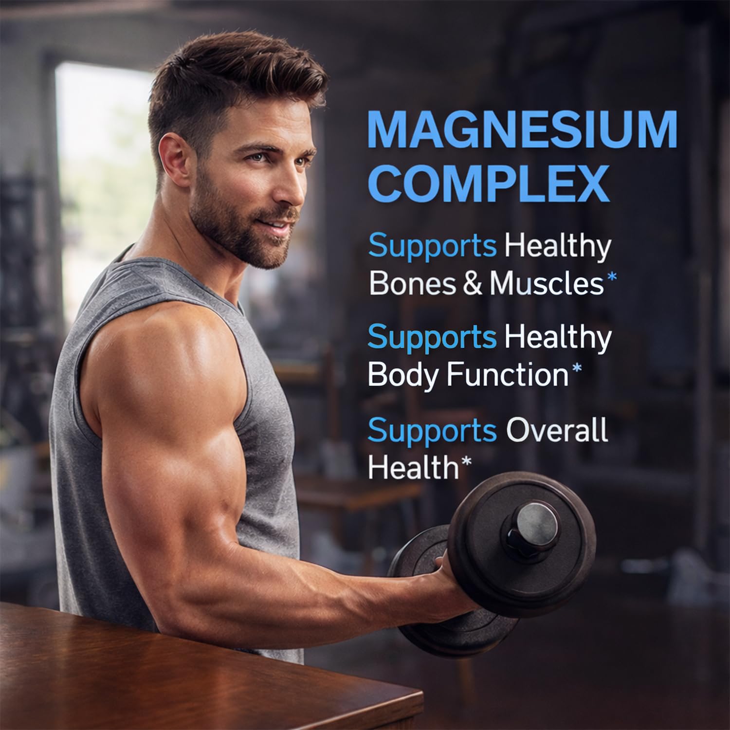 Magnesium Complex for Women & Men 1000mg — 7-in-1 Magnesium (Glycinate, Citrate & Malate) for Sleep Support, Stress Relief, Muscle Recovery — Vegan, 60 Capsules ElixAid uk supplements