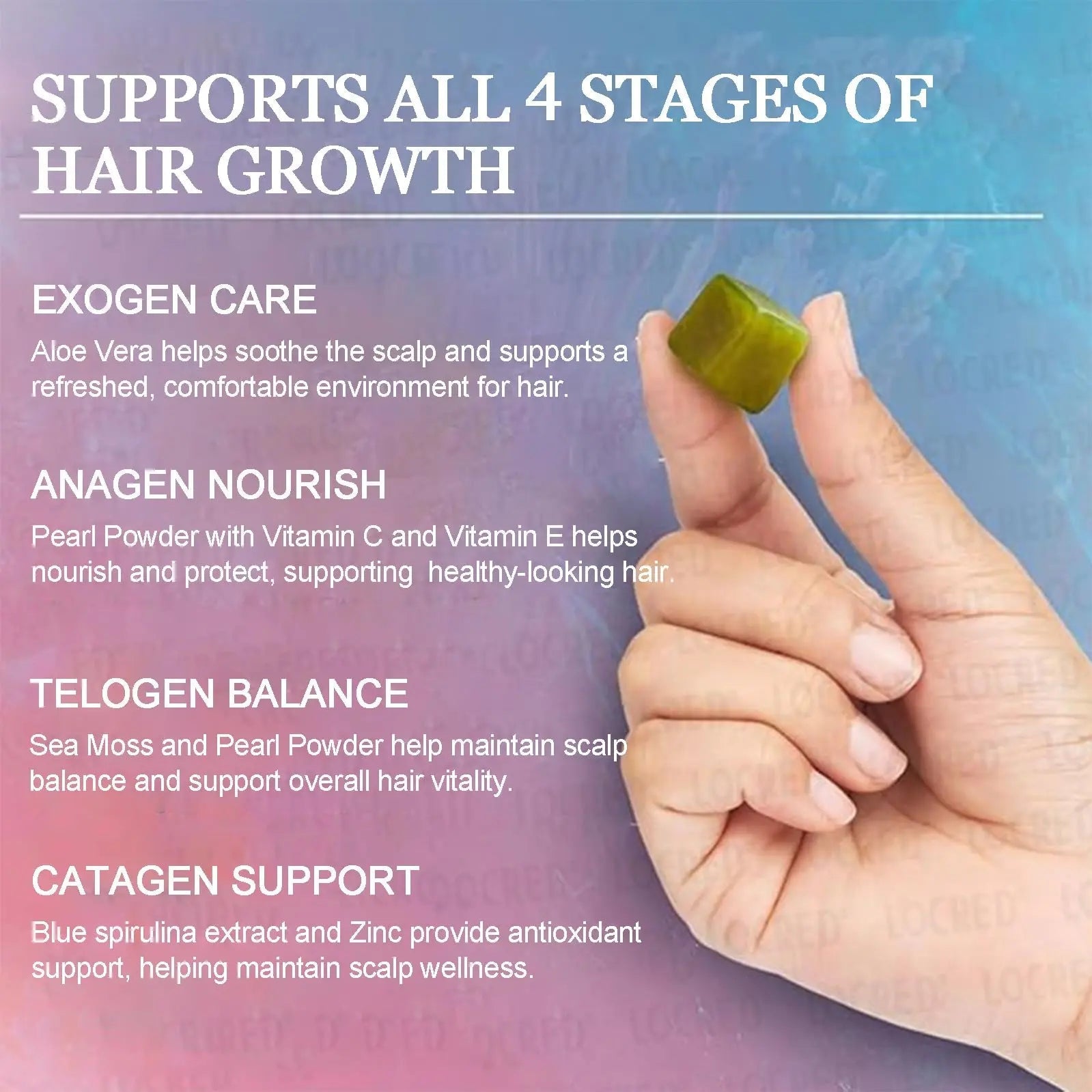 Giamau Revive Hair Gummies, Sea Moss Gummies, Natural Nutrient Blend for Hair Health Support – Gluten-Free, No Harsh Chemicals, 60 Gummies (1) Giamau uk supplements