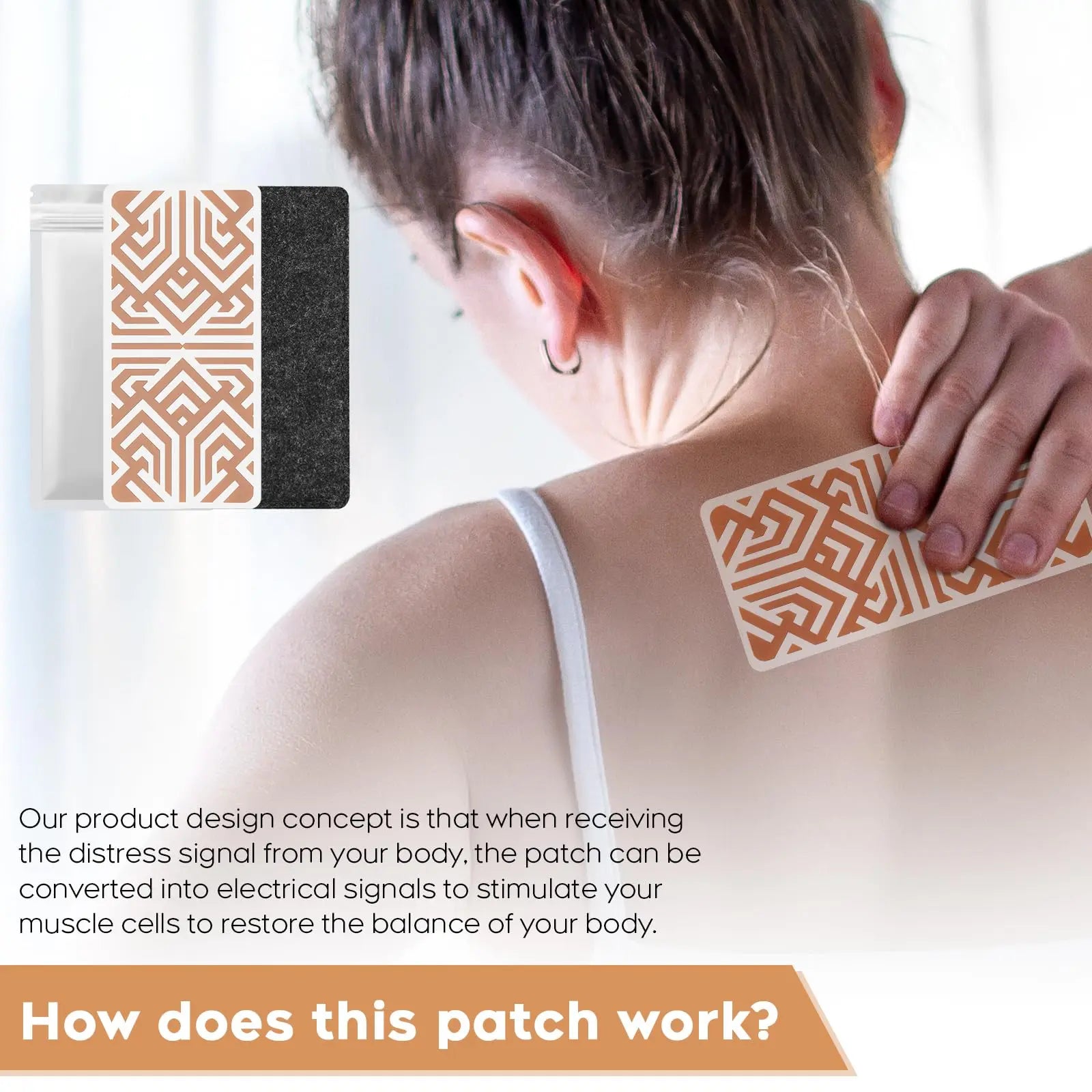 XAYIUIYAX Menthol Pain Patches, Cooling Pain Relief for Sore Muscle Relief - Includes 3 Adhesives, 1 Patch & 1 Carry Case - Relief Back, Shoulder & More - 3.03" × 6.30" - 0327 XAYIUIYAX uk supplements