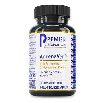 Premier Research Labs 30 Servings-AdrenaVen - Adrenal Health Supplement, Supports Adrenal Gland Health and Stress Response - Organic Adrenal Health - 60 Plant-Source Capsules Premier Research Labs uk supplements