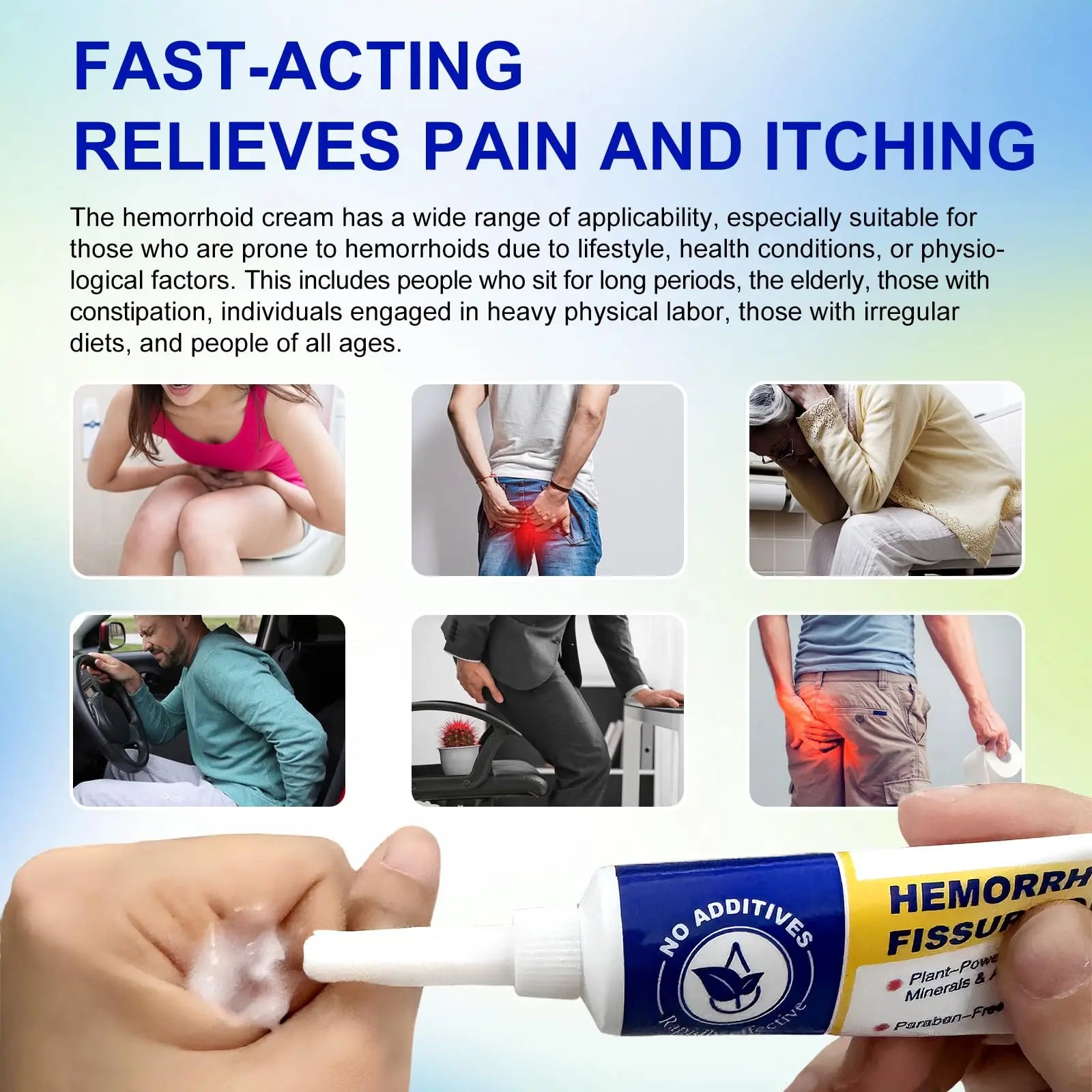 ETIFIKON Hemorrhoid & Fissure Ointment with 4% Lidocaine & Phenylephrine HCI – 42.5g Comforting Care Cream for Internal & External Areas – Helps Soothe Irritation & Support Daily Comfort (1 Pack) ETIFIKON uk supplements