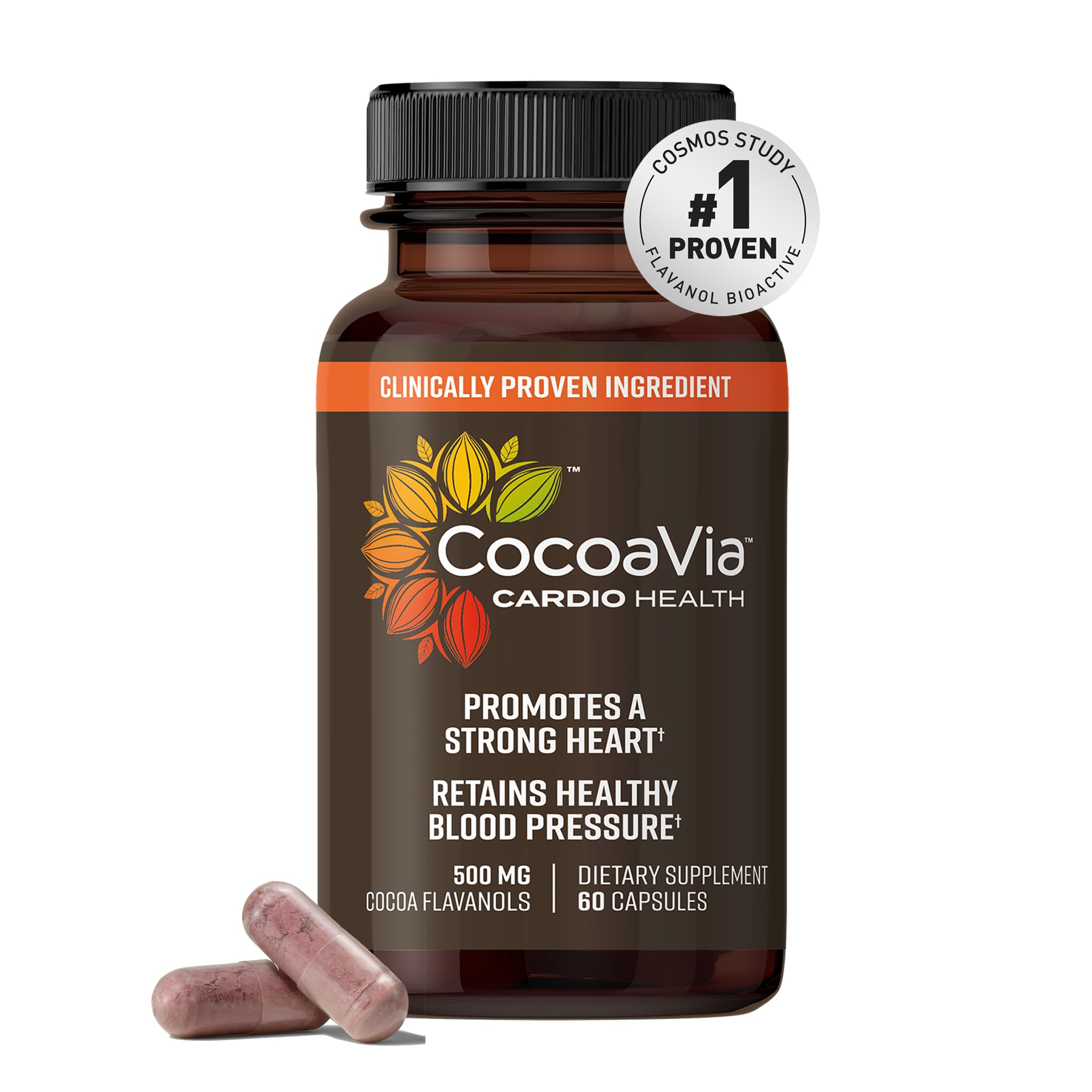 CocoaVia Cardio Health Supplement, 30 Day, 500mg Cocoa Flavanols, Support Heart Health CocoaVia uk supplements