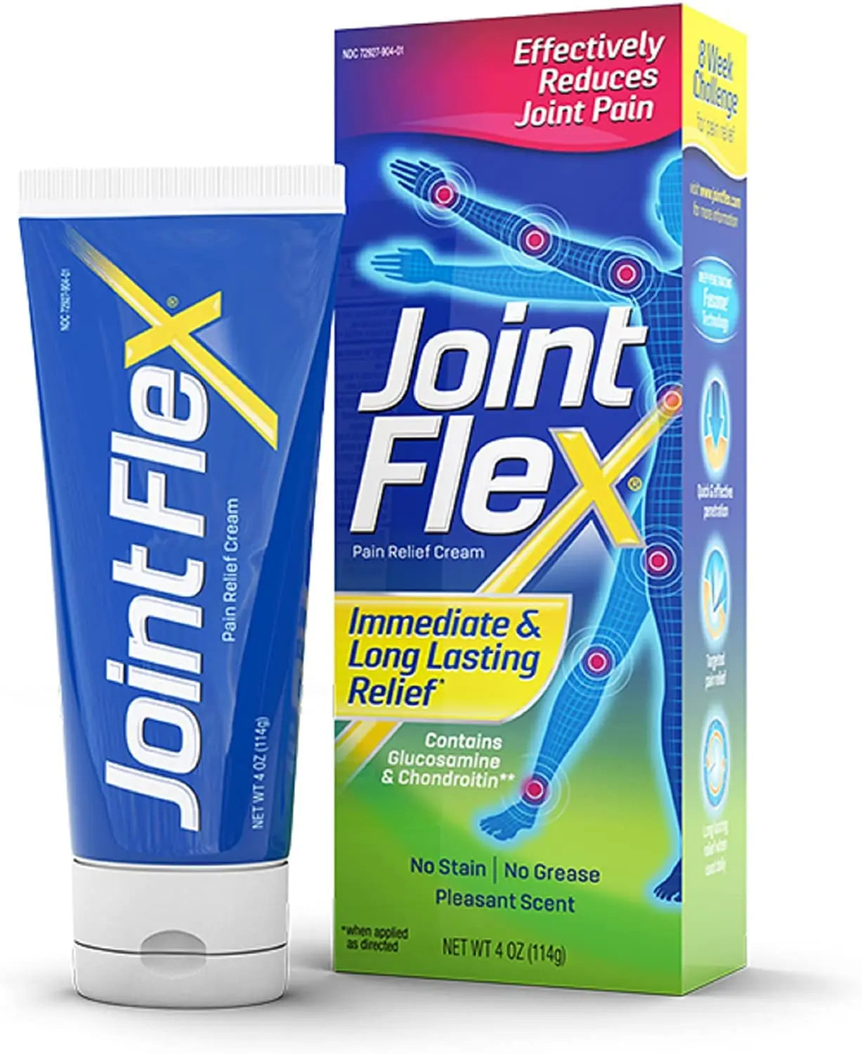 JointFlex Arthritis Pain Relief Cream, 4 oz Per Tube (10 Pack) JointFlex uk supplements