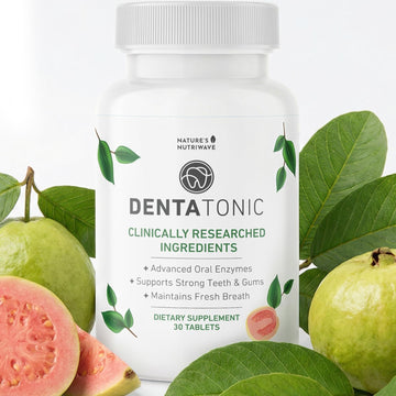 Nature’s NutriWave DentaTonic – Daily Oral Supplement with Guava Fruit, Hydroxyapatite & Enzyme Blend – Made in USA Non-GMO, Stimulant-Free Formula – 30 Tablets, 1 Month Supply Nature’s NutriWave uk supplements