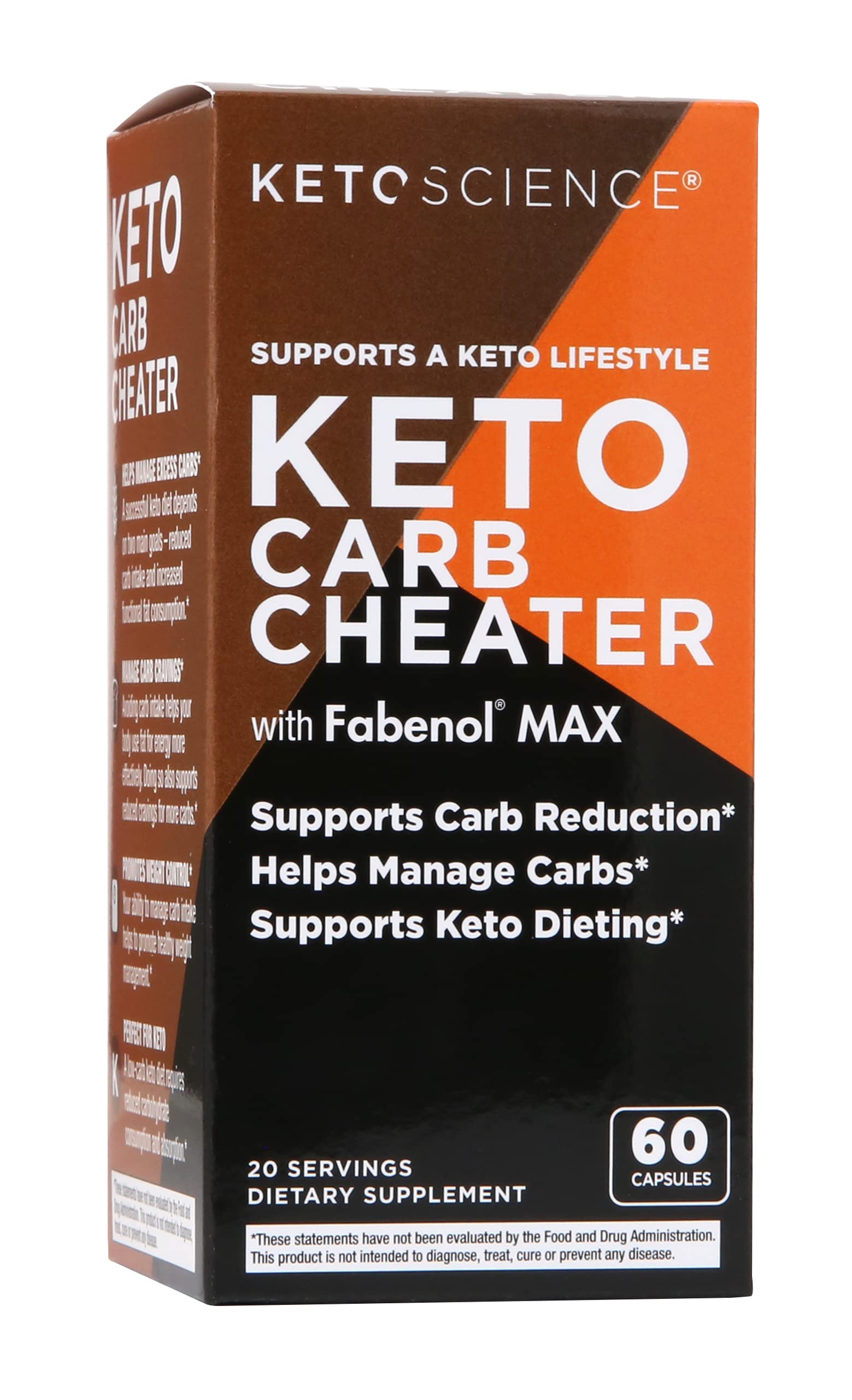 Keto Science Keto Carb Cheater, Supports Carb Reduction, Helps Manage Carbs, Supports Keto Science uk supplements