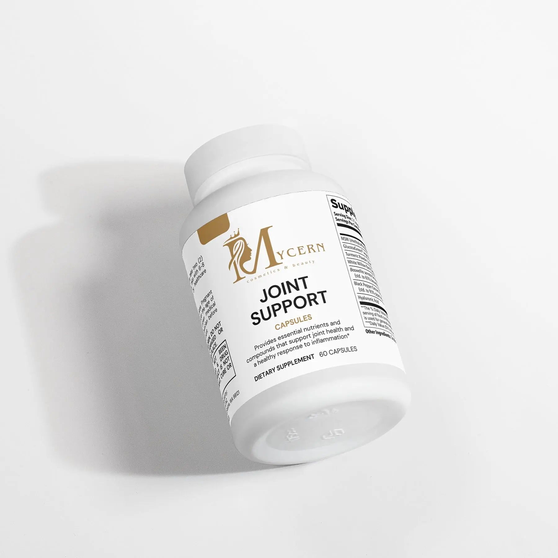 Joint Support Supplement – 60 Caps – MSM, Glucosamine HCl, Turmeric Supplement, Boswellia, Hyaluronic Acid Capsules & Black Pepper, Flexibility, Mobility & Comfort Joint Health – Made in USA Mycern uk supplements