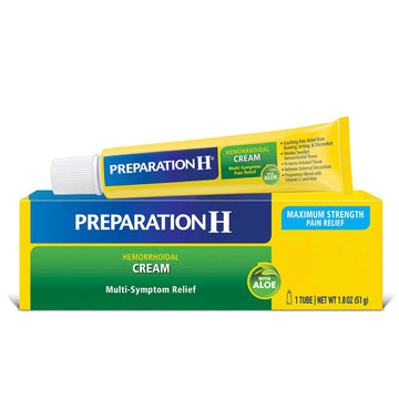Preparation H Hemorrhoid Cream with Aloe for Multi-Symptom Relief - 1.8 Oz Tube Preparation H uk supplements