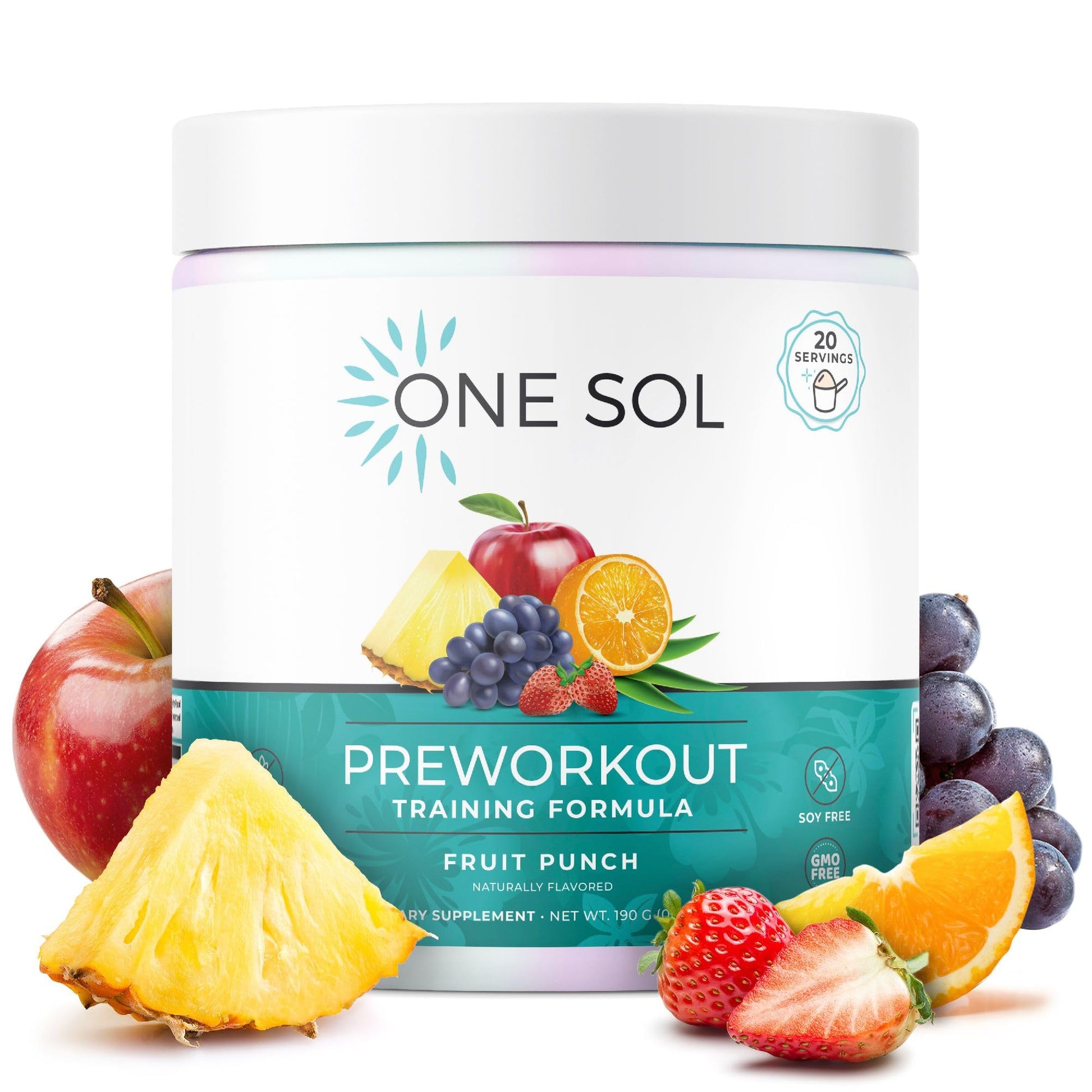 One Sol Pre-Workout for Women, Enhanced Pump & Focus, No Jitters Or Crash, Natural One Sol uk supplements