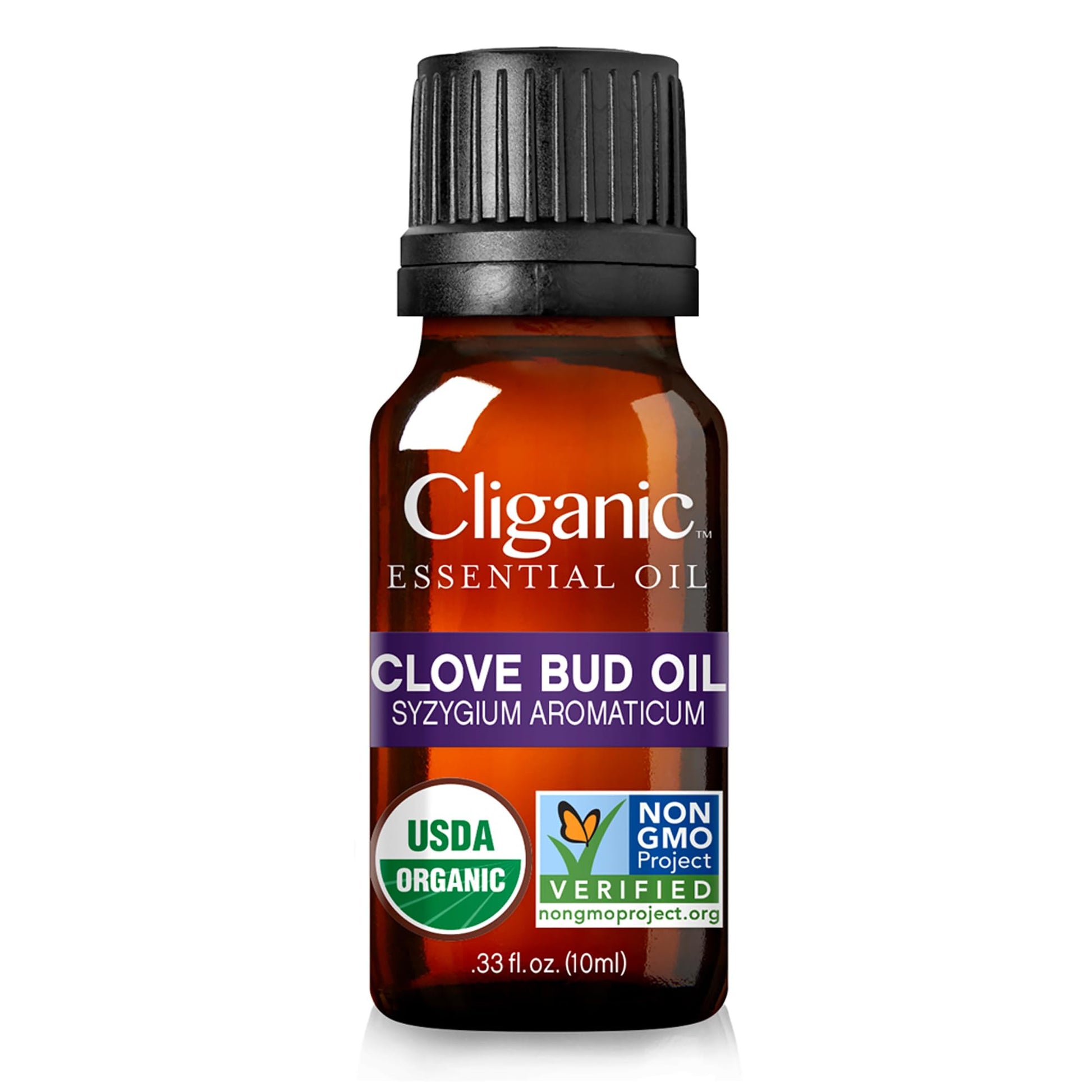 Cliganic Organic Clove Bud Essential Oil, 100% Pure Natural for Aromatherapy | Non-GMO Verified Cliganic uk supplements