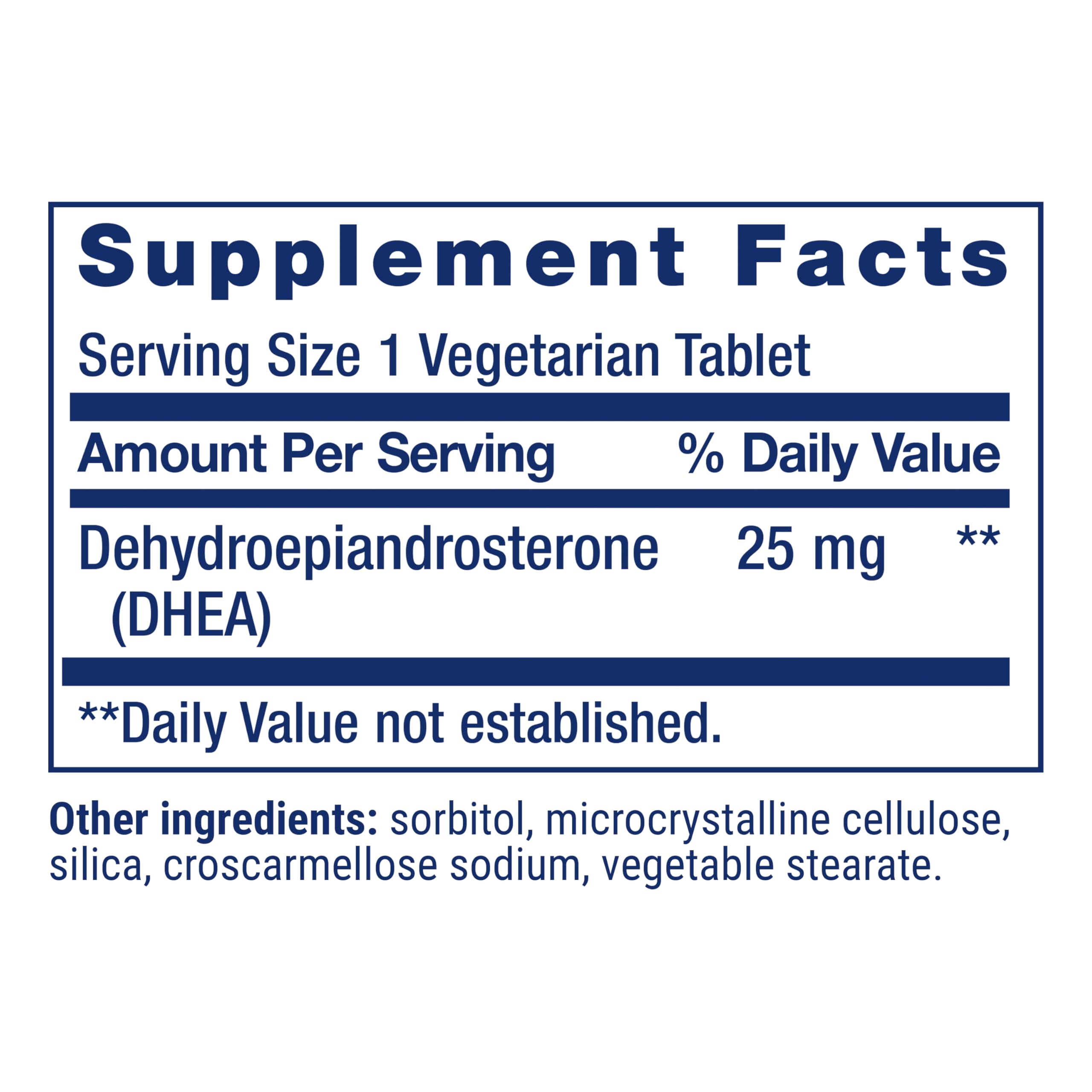 Life Extension DHEA 25 mg – Hormone Balance Supplement, Memory, Muscle Health, Bone Health, Men’s Health, Women’s Health, Gluten-Free, Non-GMO, Vegetarian, 100 Dissolve-in-Mouth Tablets Life Extension uk supplements