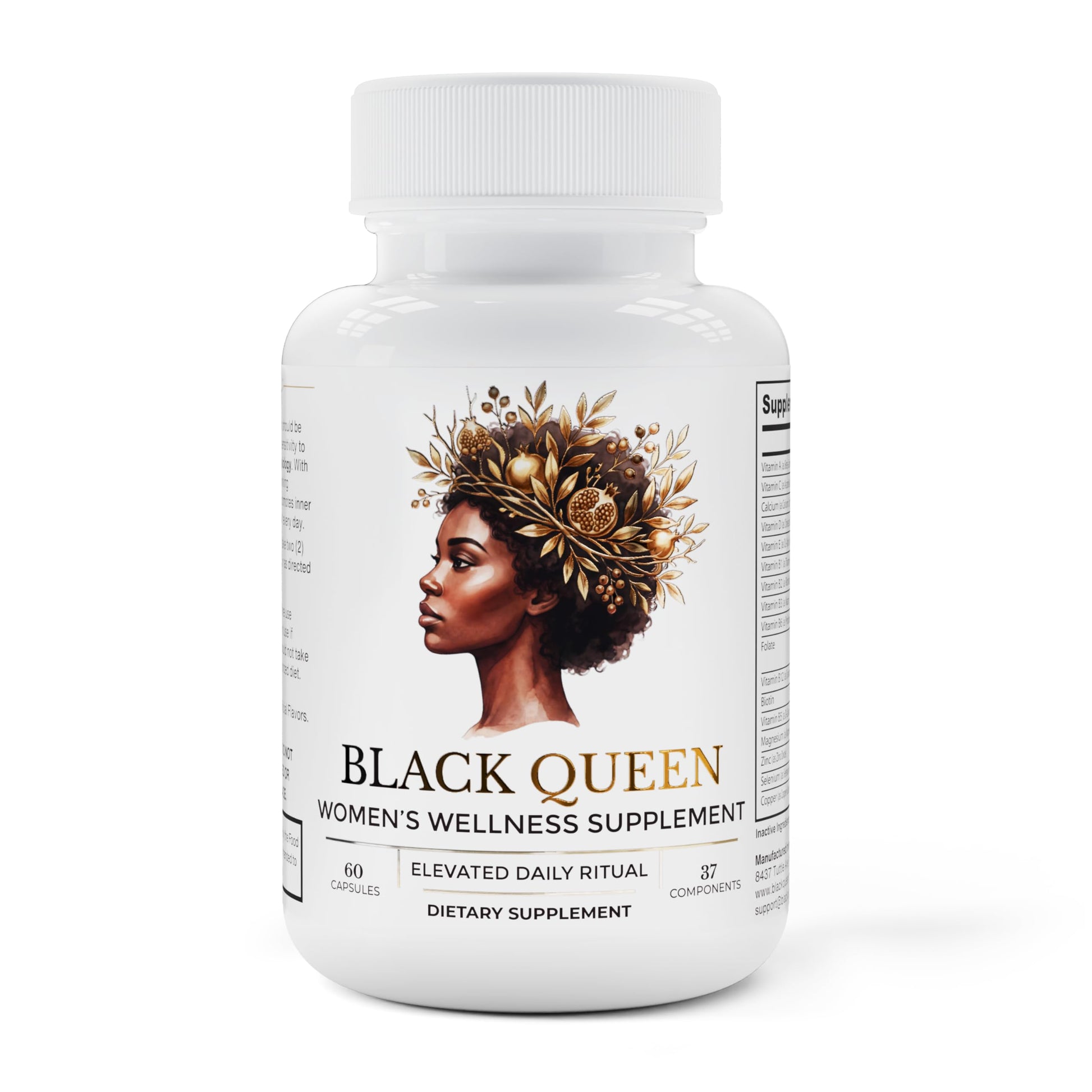 TODICAMP Melanin-Rich Physiology Women's Wellness Formula with 37 Active Ingredients - Daily Multivitamin for Women Hormone Balance, Energy Vitamins for Women, Biotin Supplement for Hair Skin & Nails TODICAMP uk supplements