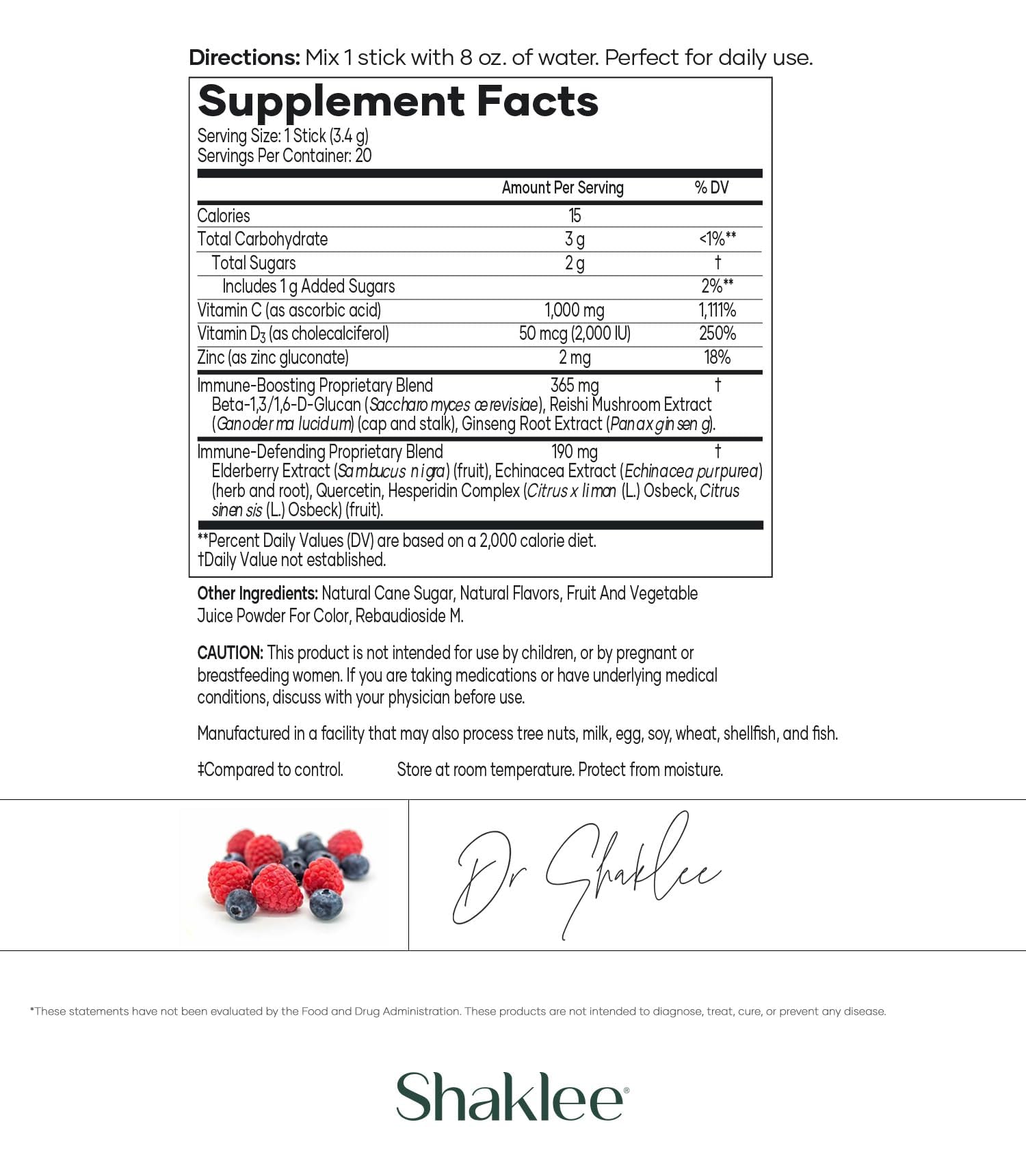 Shaklee - Triple Defense Boost - 20 Servings Shaklee uk supplements